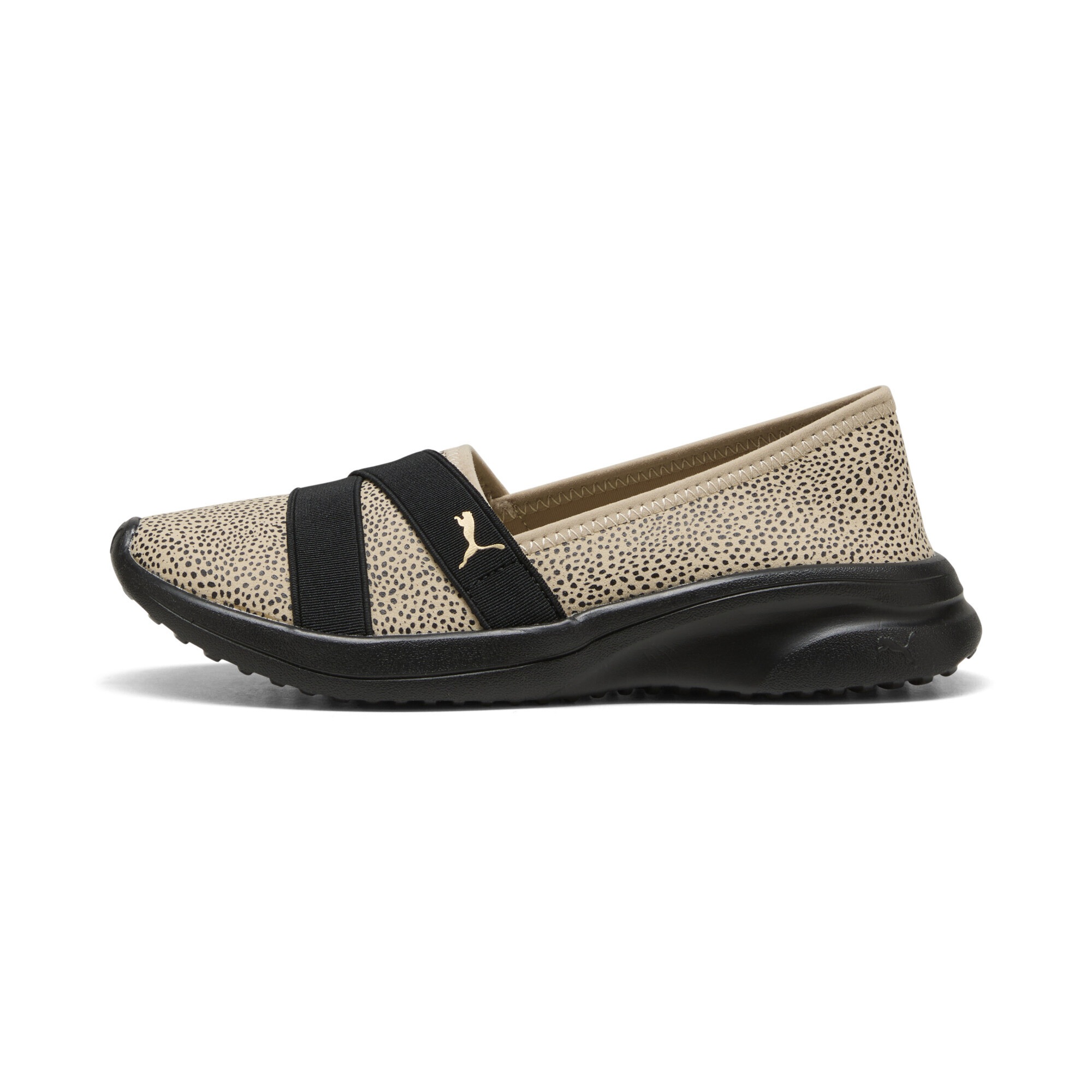 Ballerina PUMA "Adelina 2 Topcat Sneakers Damen", Damen, Gr. 36, toasted almond schwarz beige, Obermaterial: Textil; Futter: Textil; Innensohle: Textil; Laufsohle: Synthetik, Schuhe Ballerina 5