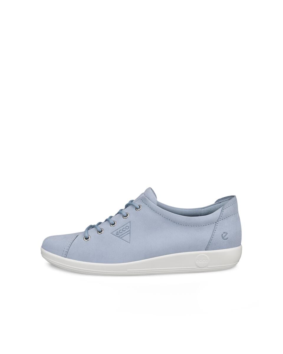 Ecco Schnürschuh »Ecco Soft 2.0«, Freizeitschuh, Halbschuh, Schnürschuh mit dezenter Logo Prägung