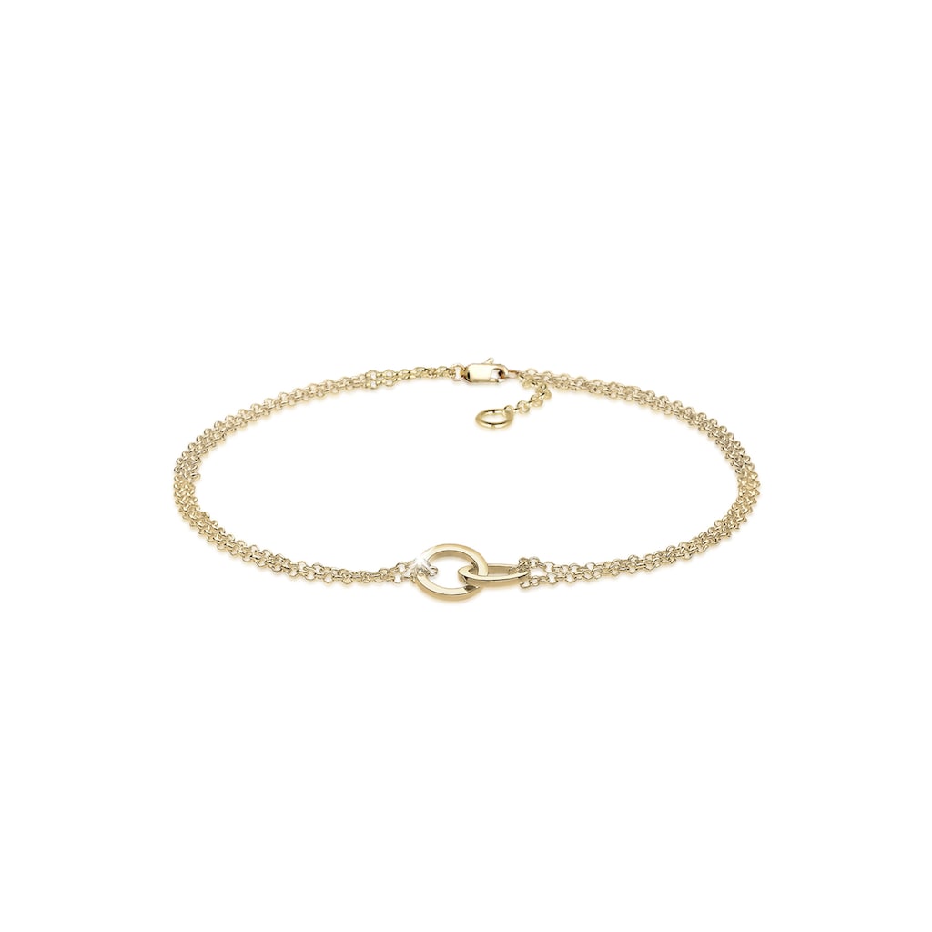 Elli Premium Armband »Kreis 375 Gelbgold«