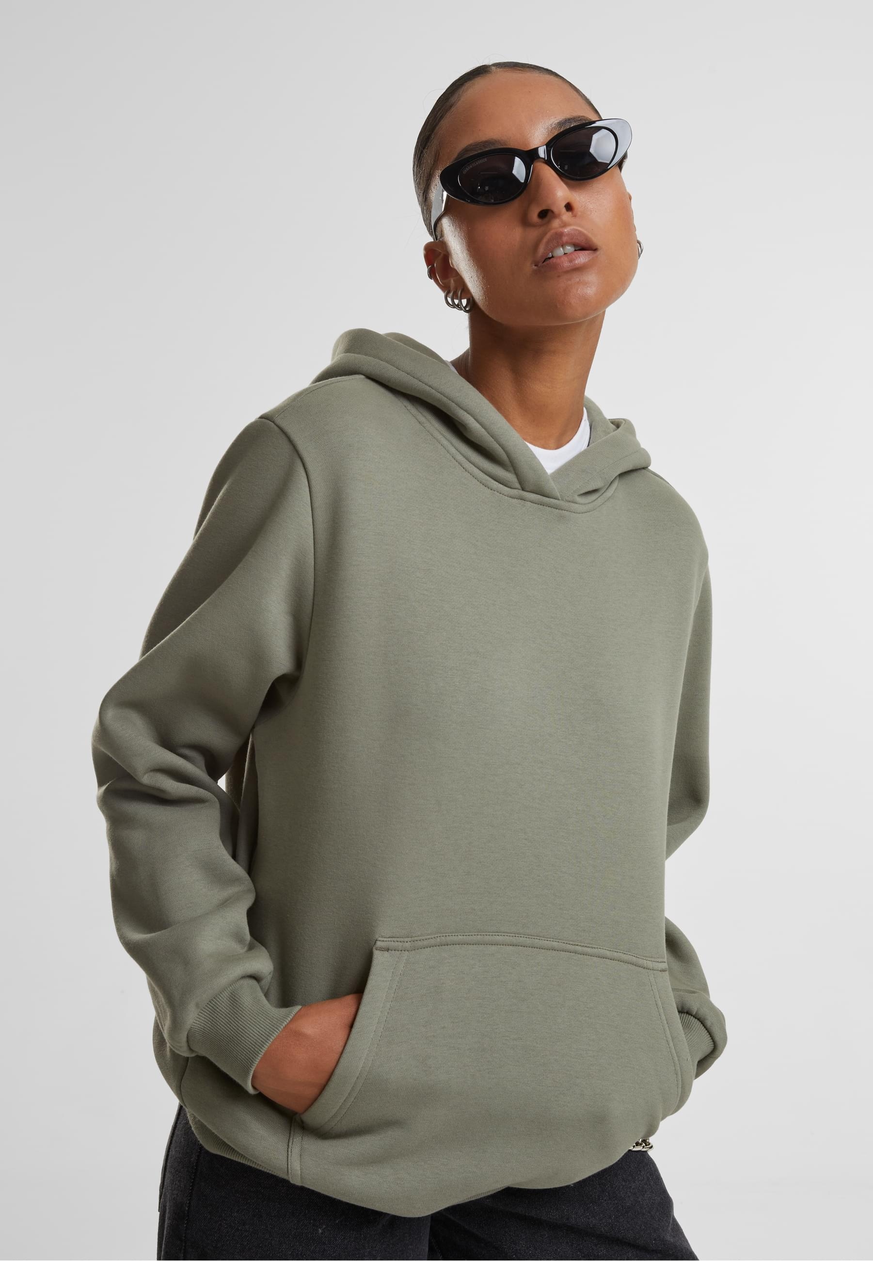 URBAN CLASSICS Kapuzenpullover »Urban Classics Ladies Fluffy Hoody«, (1 tlg.)