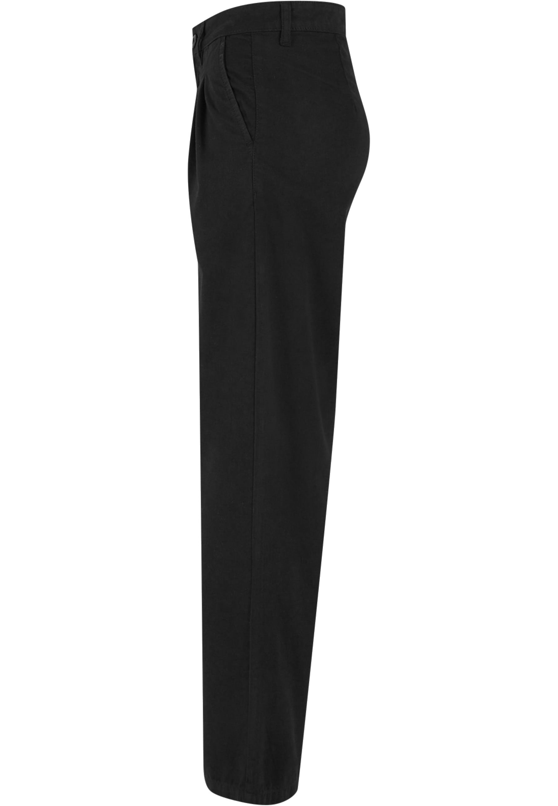 URBAN CLASSICS Stoffhose »Urban Classics Damen Ladies Organic Pleated Cotton Pants«