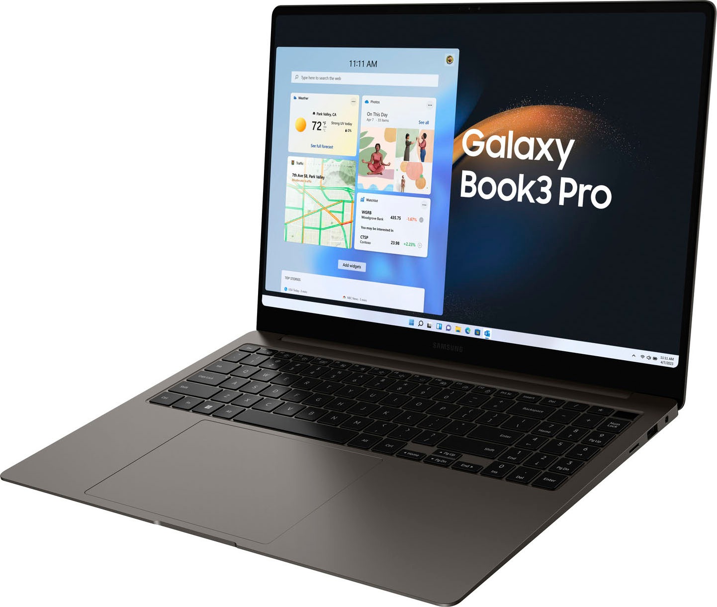 Samsung Notebook »Galaxy Book3 Pro«, 40,62 cm, / 16 Zoll, Intel, Core i7, Iris Xe Graphics, 512 GB SSD