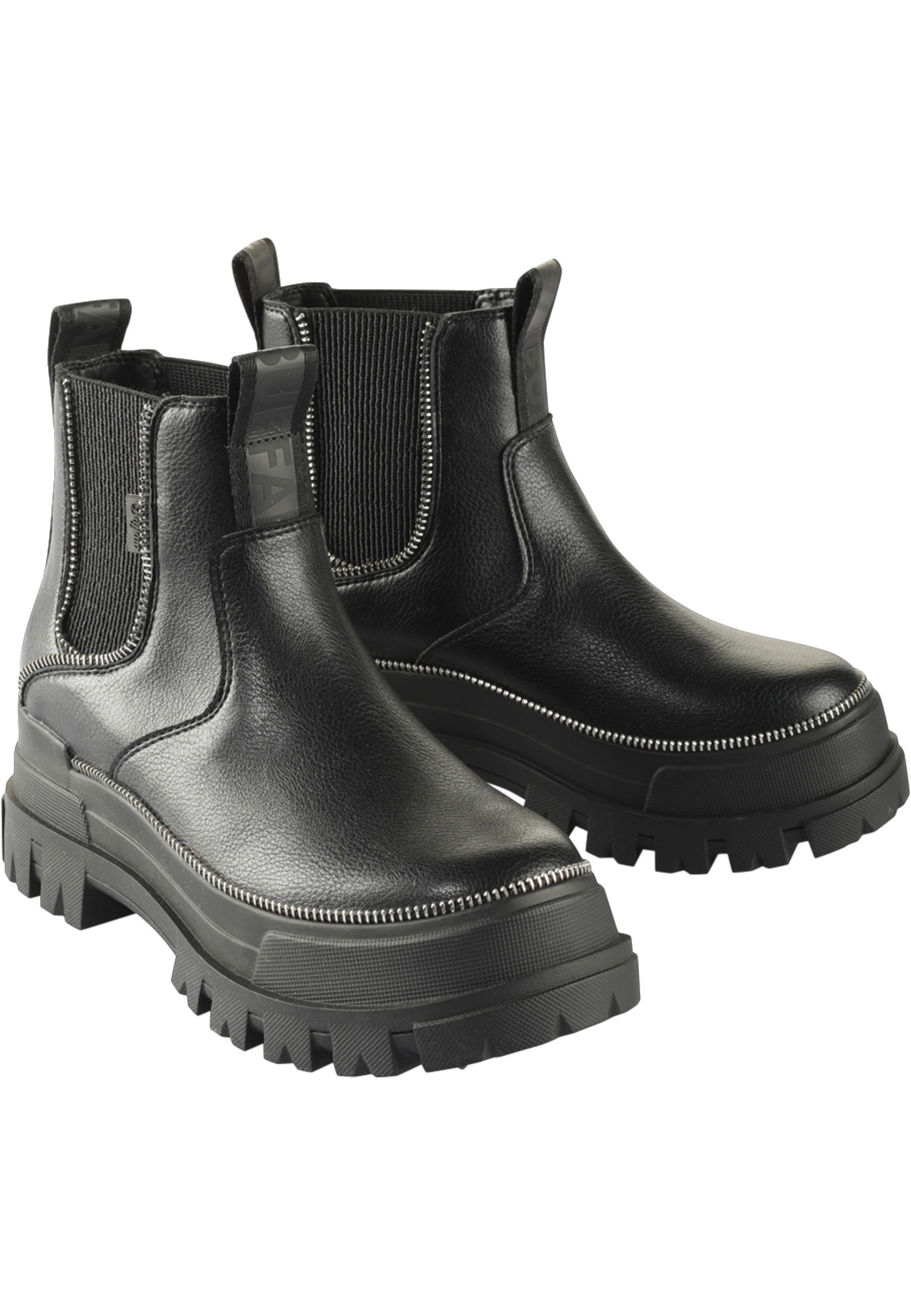 Thumbnail - Buffalo Stiefel "Buffalo Buffalo Aspha Chelsea Zip - Vegan Nappa"