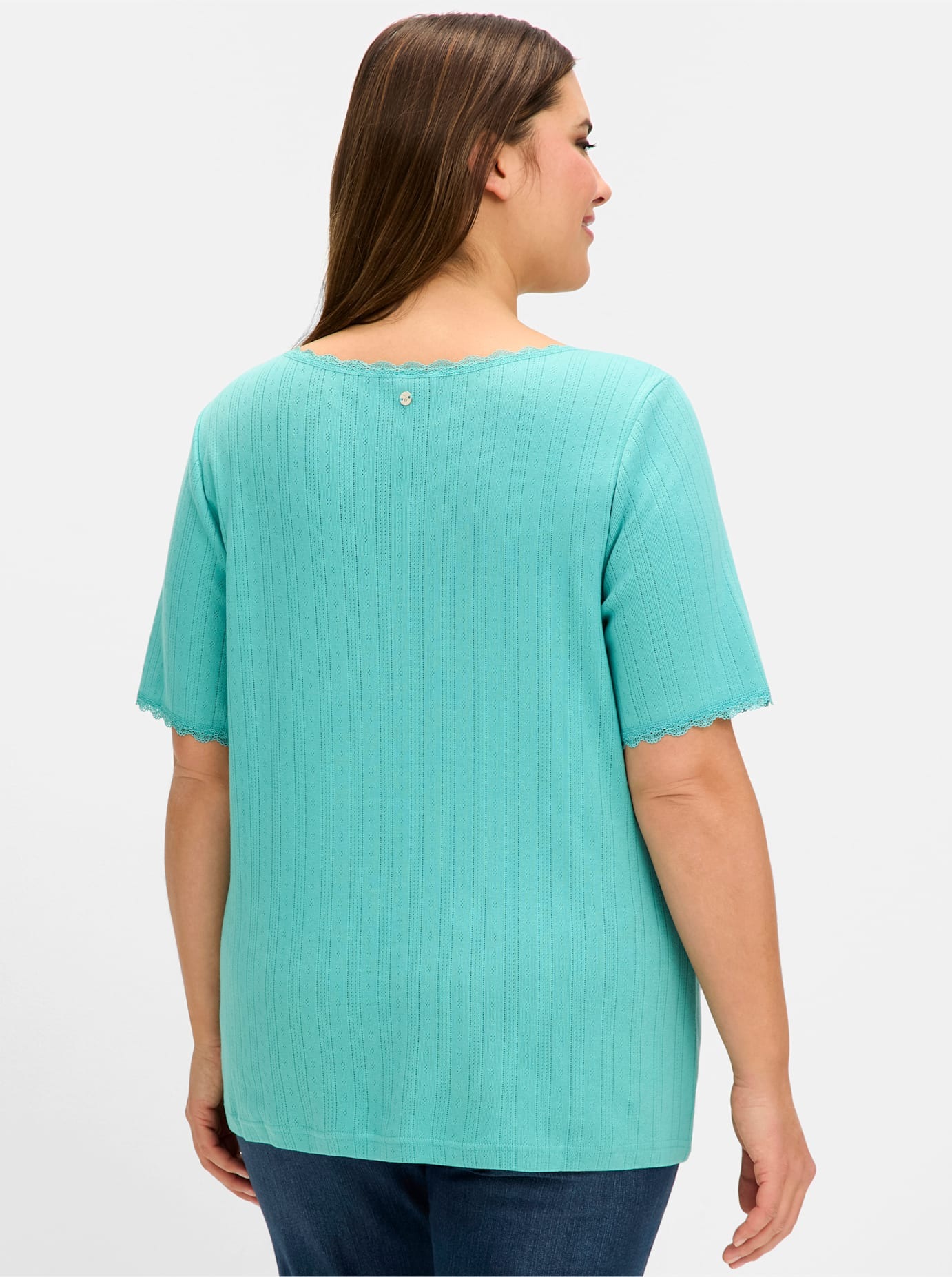 Thumbnail - Sheego Kurzarmshirt "T-Shirt" 1 Stk. tlg.