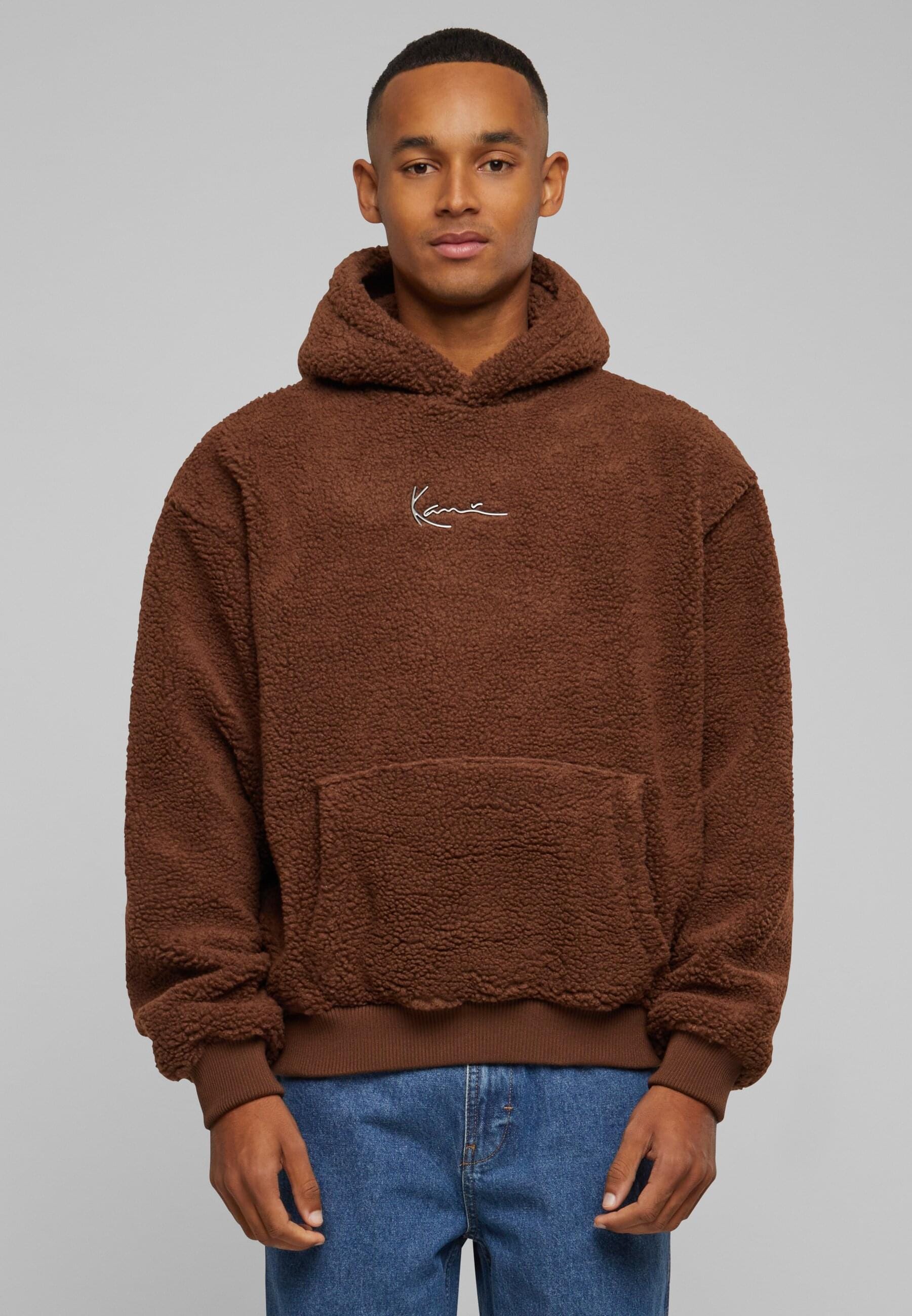 Karl Kani Longsleeve »Karl Kani Herren KM233-020-2 KK Metal Signature Teddy Os Hoodie«, (1 tlg.)