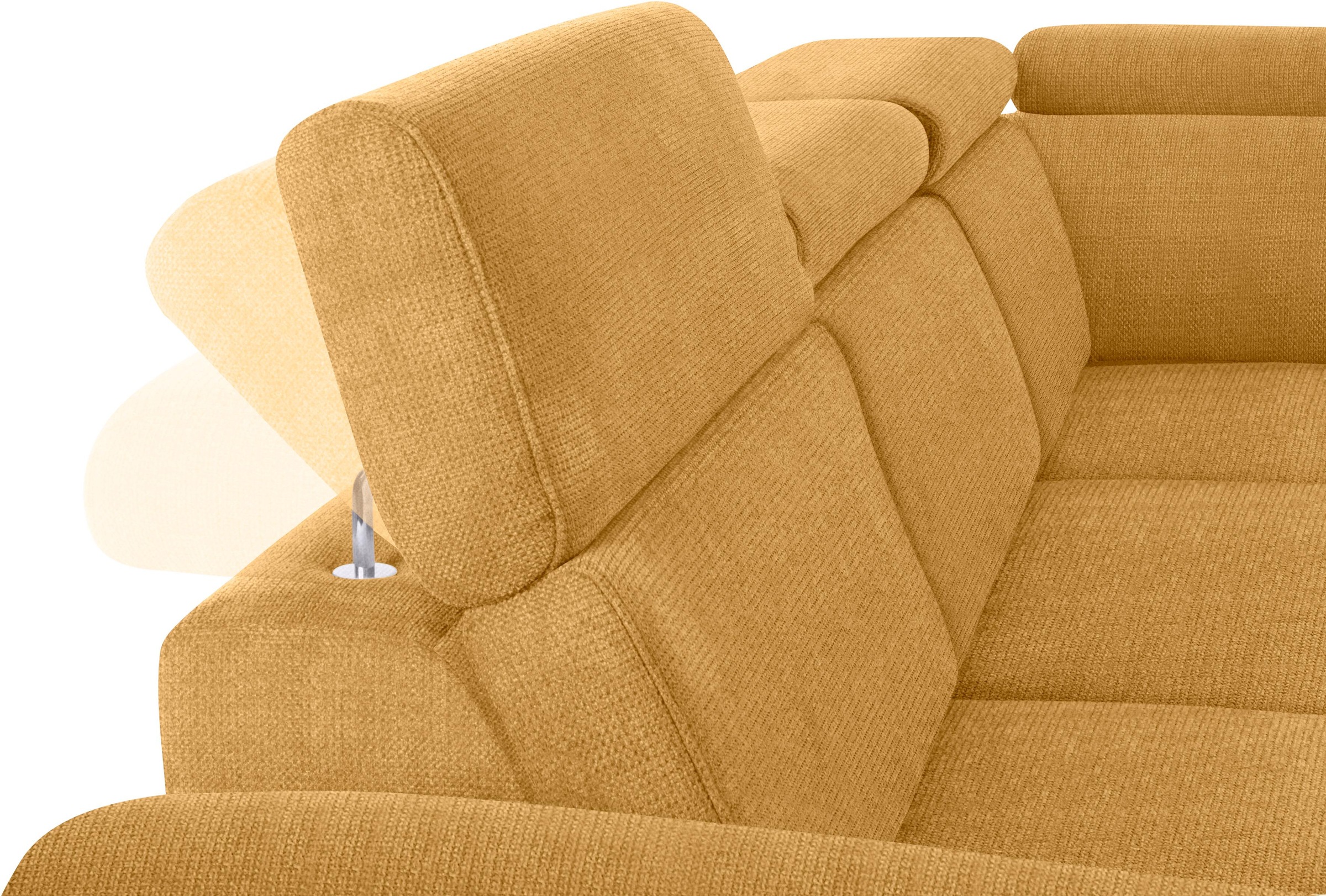 sit&more Ecksofa »Arngast L-Form«, inklusive Kopfteilverstellung und Federkern