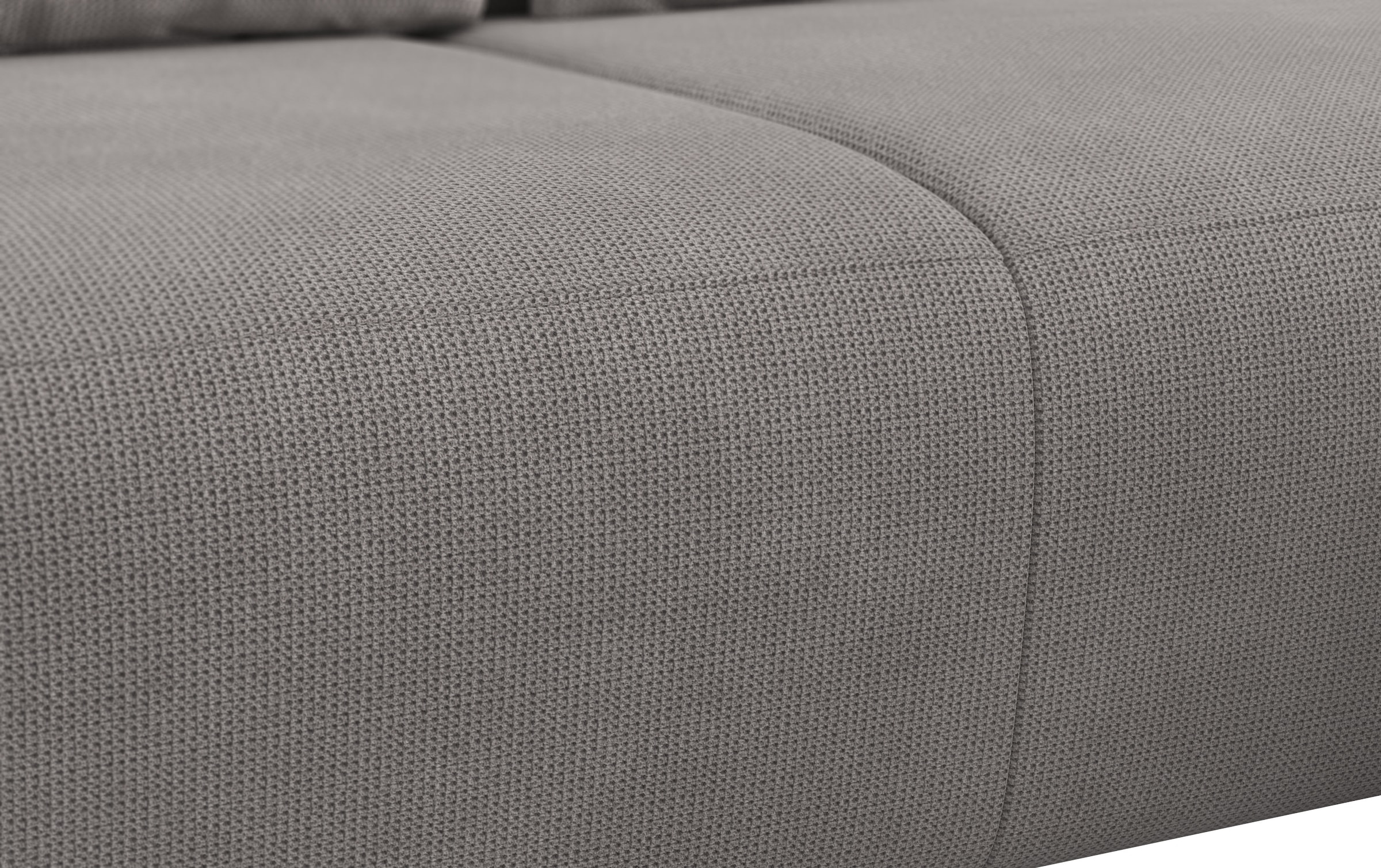 COTTA Ecksofa »Side L-Form, mit Kopfteilverstellung & 3 Nierenkissen«, optional motorische Sitztiefenverstellung