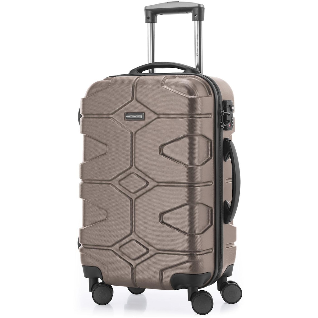 Hauptstadtkoffer Hartschalen-Trolley »X-Kölln, 55 cm«, 4 Rollen, Hartschalen-Koffer Handgepäck-Koffer Reisegepäck TSA Schloss