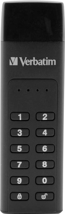 Verbatim USB-Stick »Keypad Secure 32GB« (32GB GB USB 3.2 Lesegeschwindigkeit 160 MB/s)
