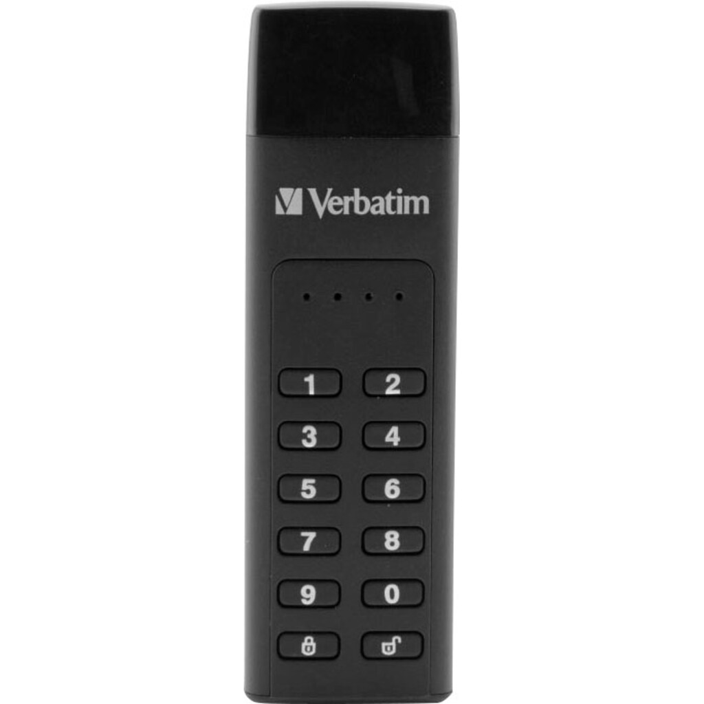 Verbatim USB-Stick »Keypad Secure 32GB«, (USB 3.2 Lesegeschwindigkeit 160 MB/s)