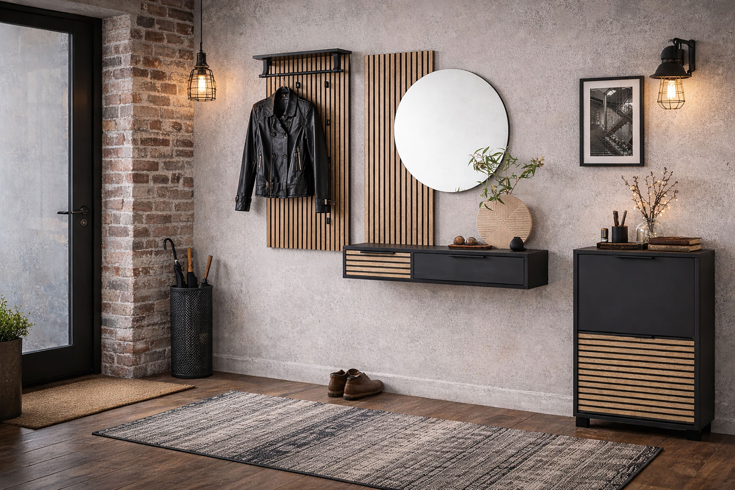 Schildmeyer Konsolentisch »Hank, Breite 103 cm« 1 Stk. tlg. Schubladenfront mit Akustikprint
