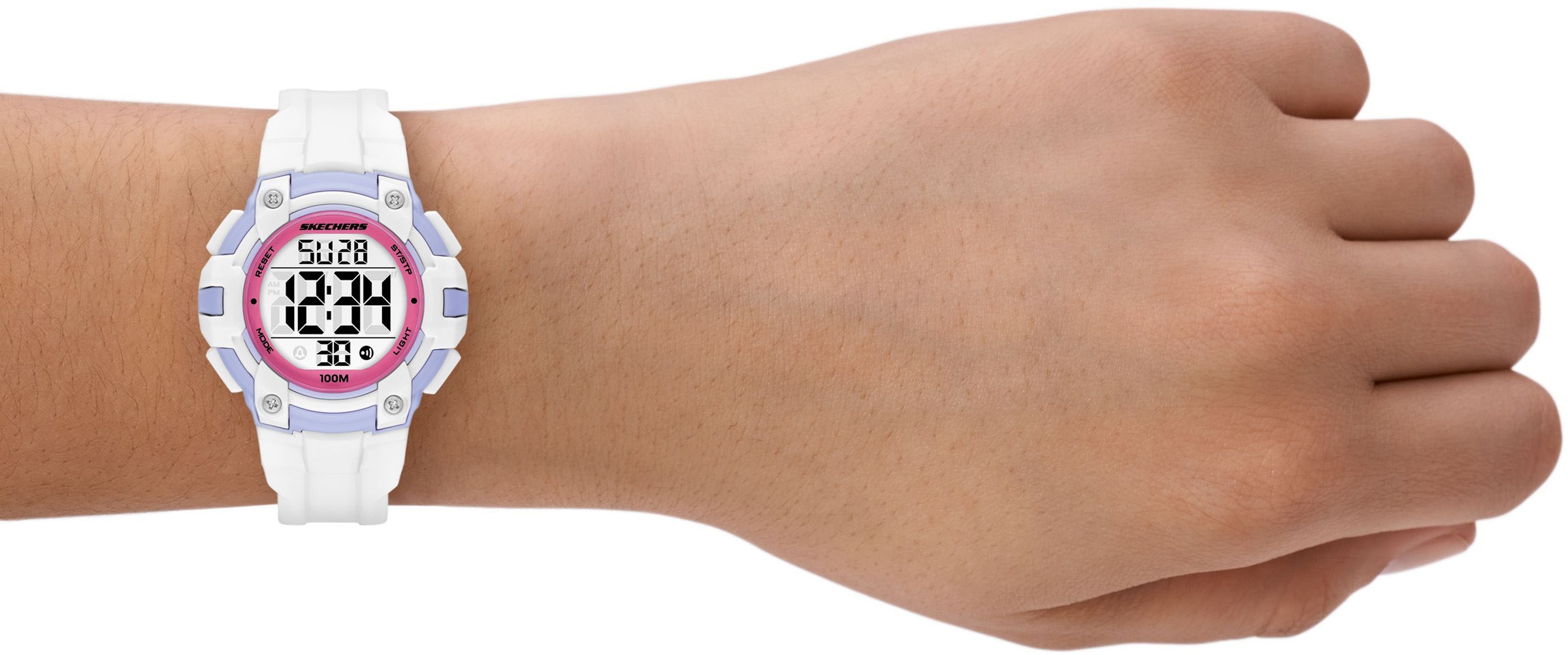 Skechers Chronograph »ANOKA« Quarzuhr, Armbanduhr, Kinder, Jugendliche, digital, Tag, Wochentag