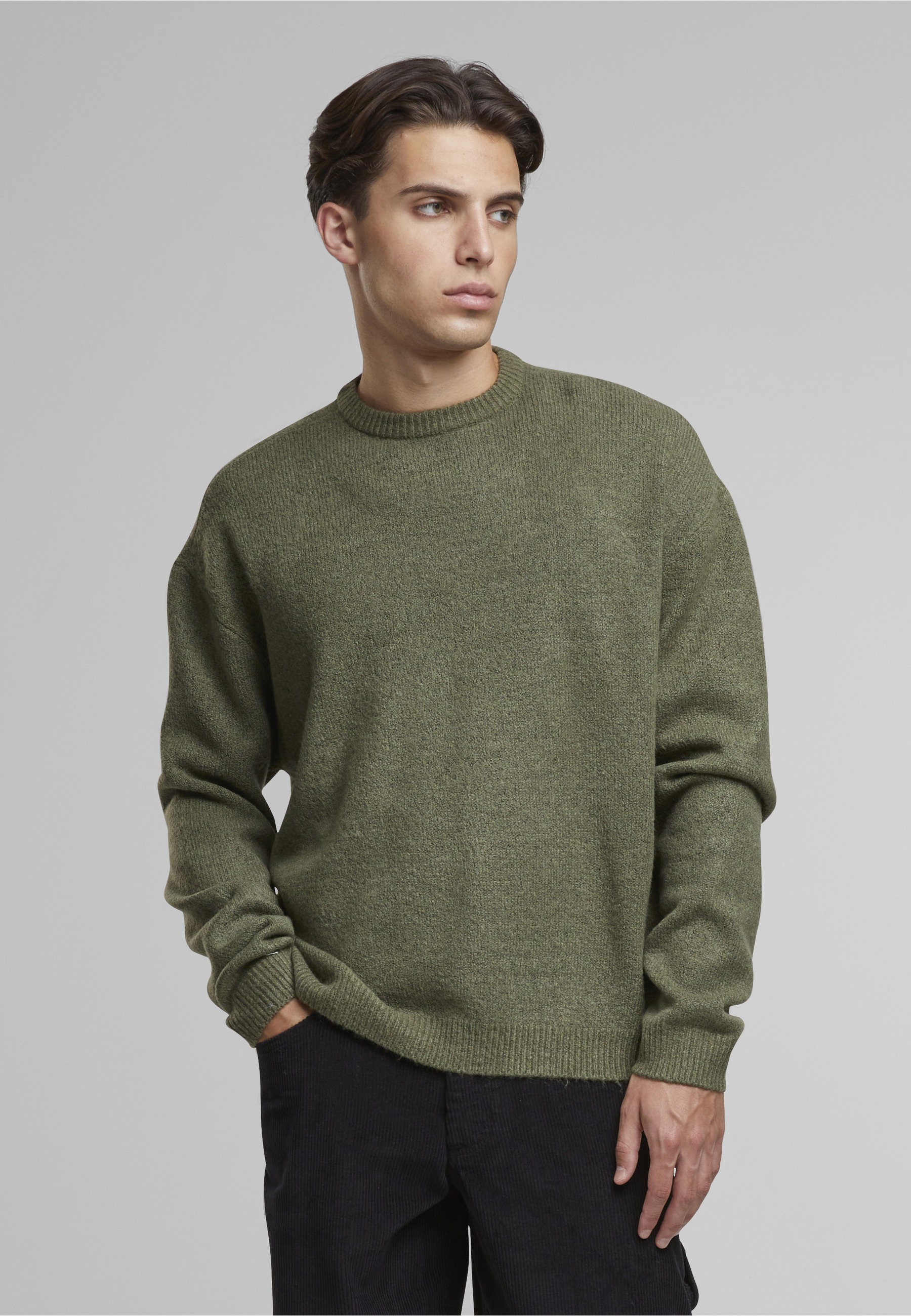 Thumbnail - URBAN CLASSICS Rundhalspullover "Urban Classics Herren Oversized Chunky Sweater" 1 Stk.