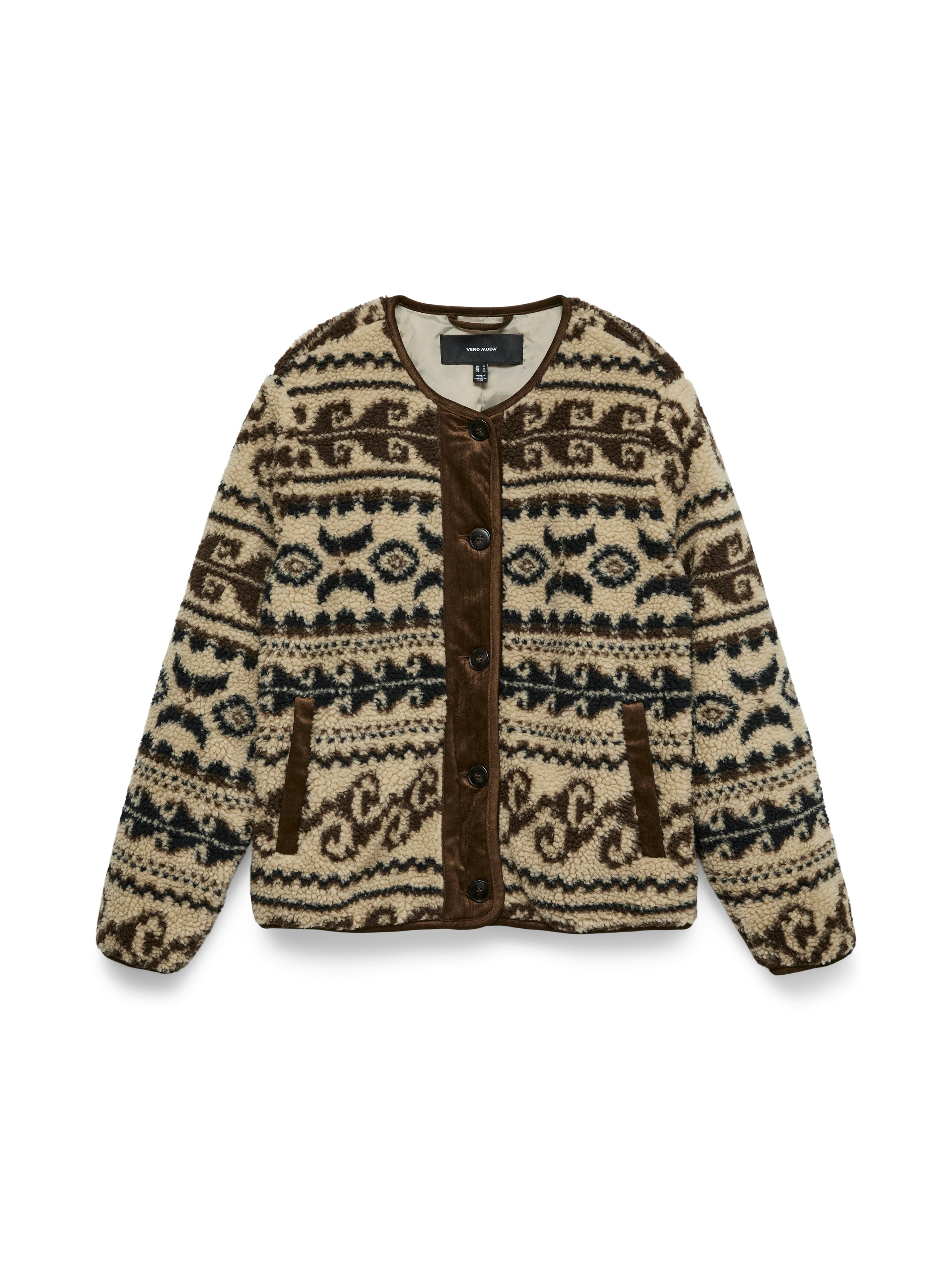 Vero Moda Fleecejacke »VMLINDAU SHORT JACKET« Polyester