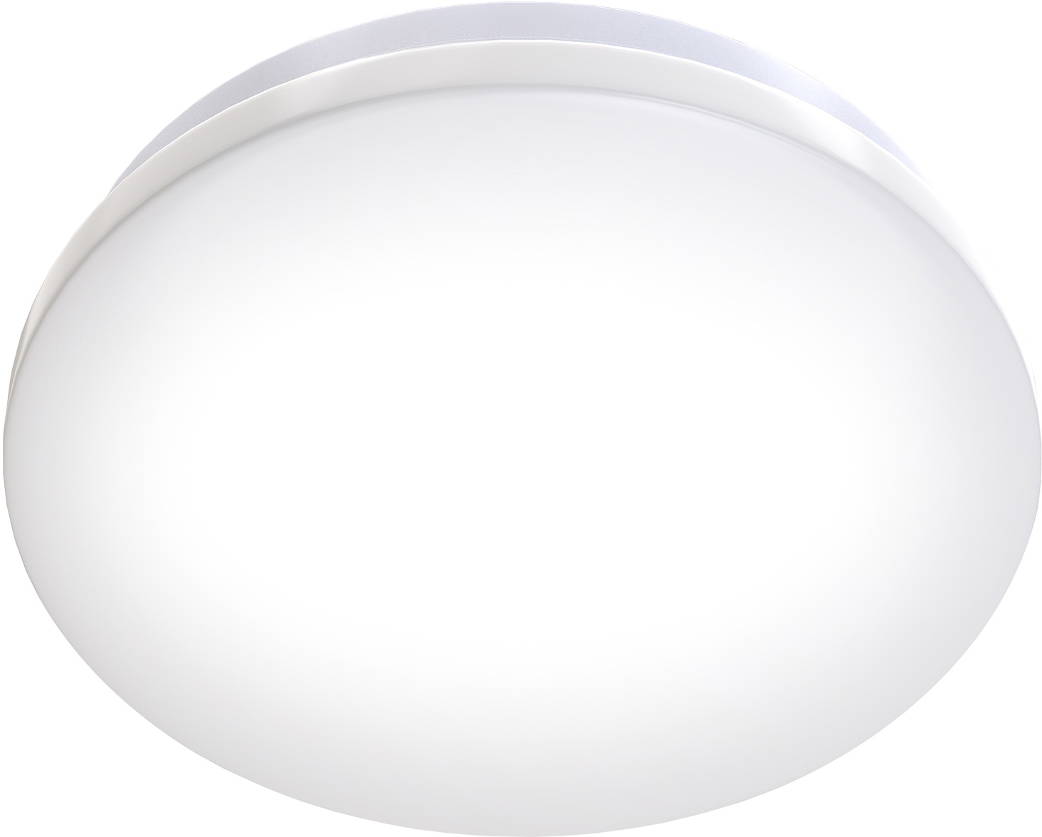 B.K.Licht LED Deckenleuchte, 1 flammig, Leuchtmittel LED-Board | LED fest integriert, Deckenlampe, Bad, inkl. 12 Watt LED Modul 1200lm 4000K, flach, weiß