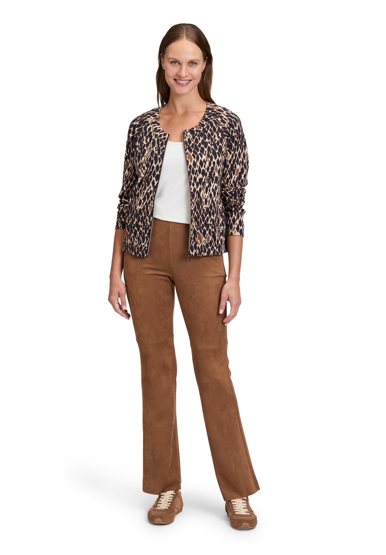 Betty Barclay Sweatjacke »Betty Barclay Shirtjacke mit Rippenstruktur«