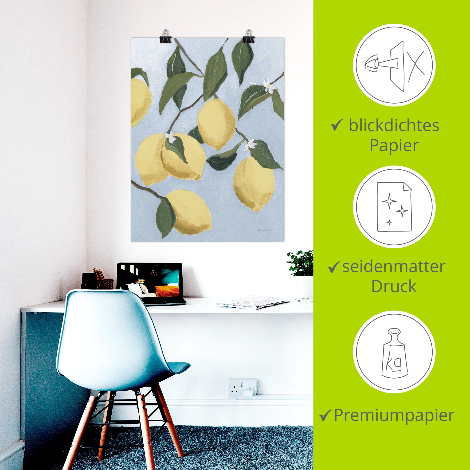 Artland Wandbild »Lemon Tree Light« Pflanzenbilder 1 Stk. tlg. als Alubild, Leinwandbild, Poster, Wandaufkleber in verschied. Größen