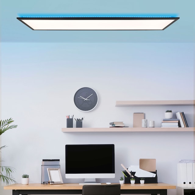 my home LED Panel »Ian«, CCT Farbtemperatursteuerung, RGB Backlight, Fernbedienung, 120x30 cm | BAUR