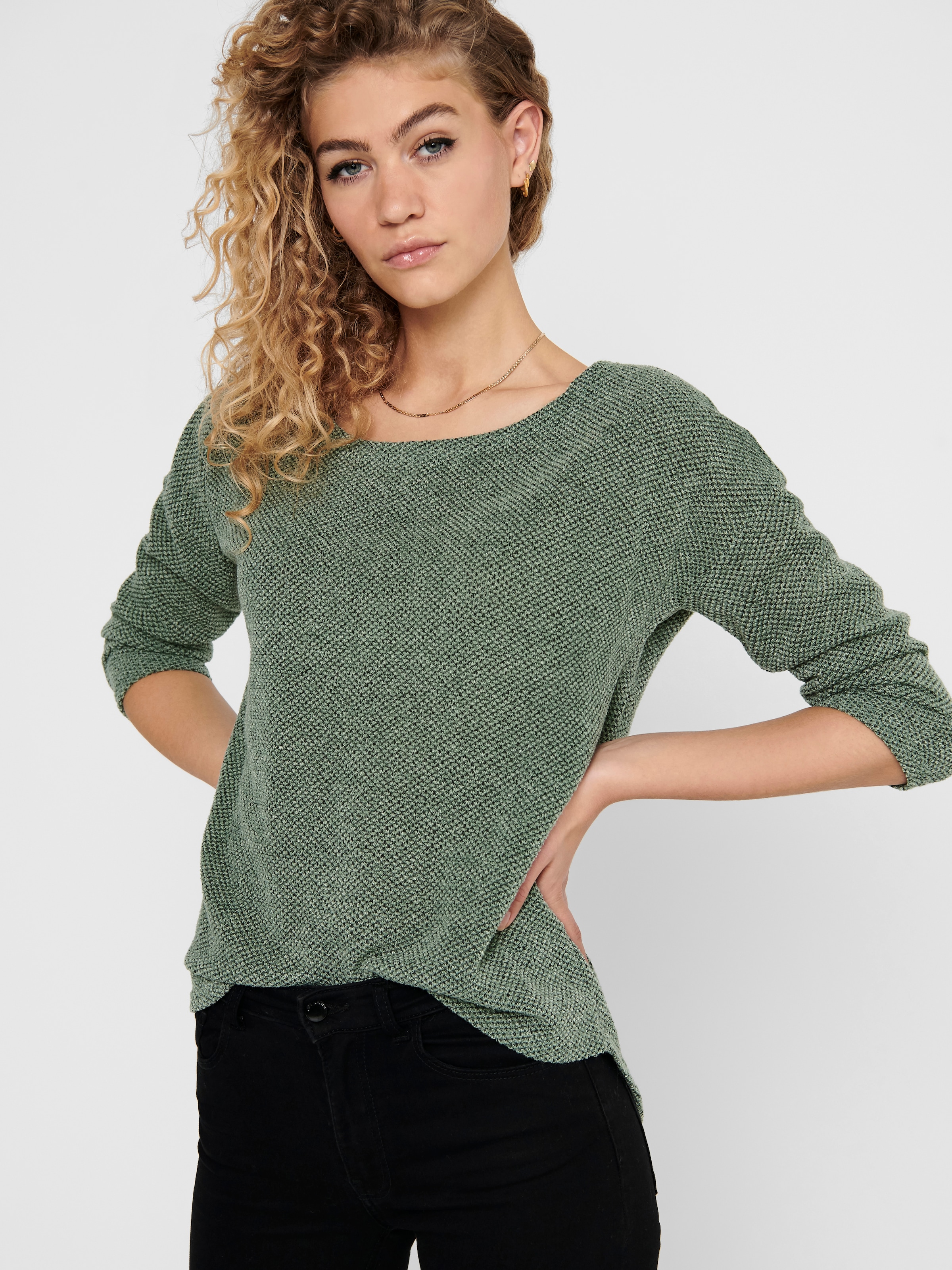 ONLY 3/4-Arm-Shirt »ONLALBA 3/4 TOP JRS NOOS«