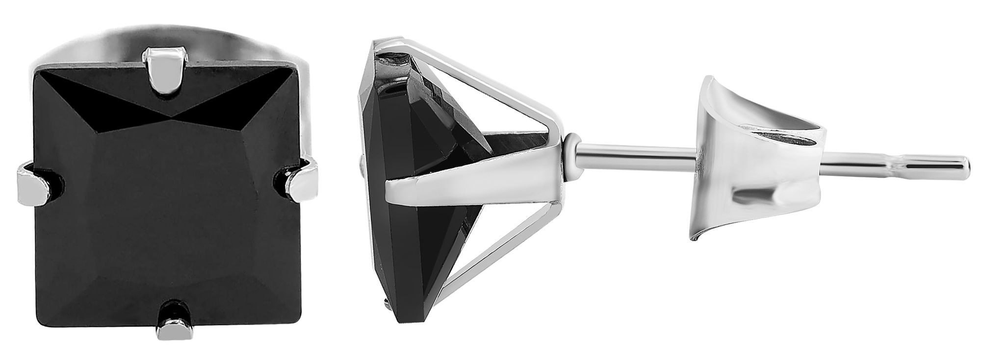 Adelia´s Paar Ohrhänger "Damen Ohrringe – Ohrstecker aus Edelstahl mit Zirk günstig online kaufen