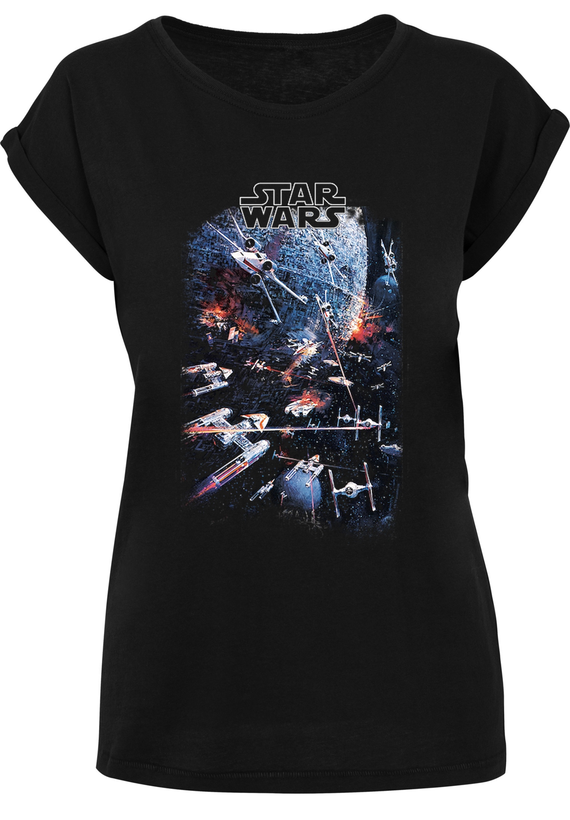 F4NT4STIC T-Shirt »'Star Wars Galaxy Space Fight Classic'«, Print