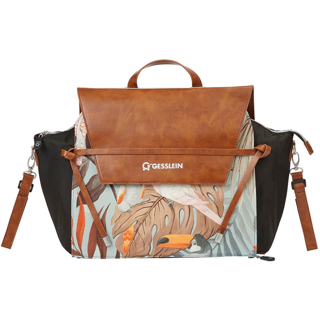 Gesslein Wickeltasche »N°4 cognac, sand«