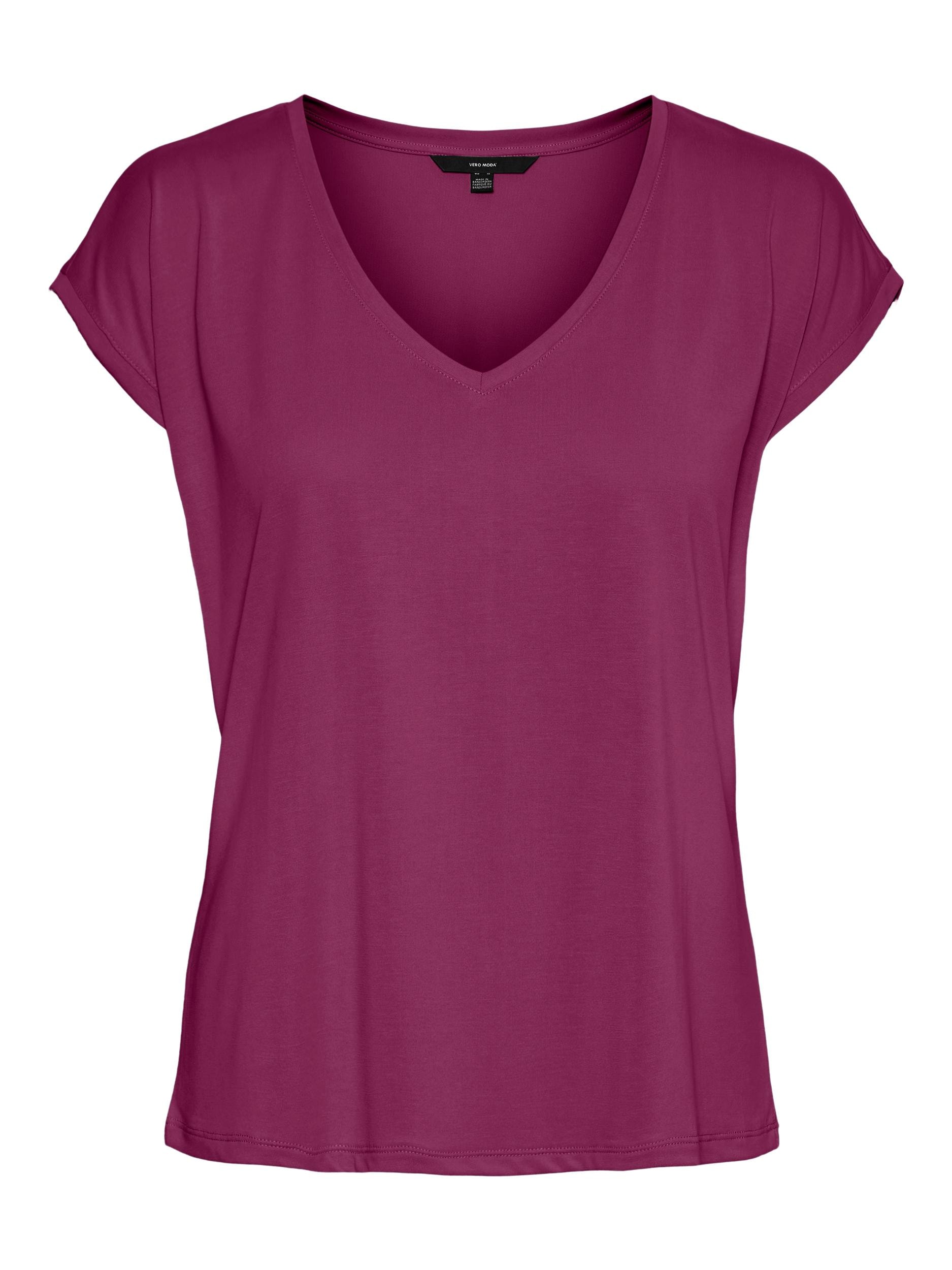 Vero Moda V-Shirt »VMFILLI TEE NOOS«, TENCEL™ SS Materialmix BAUR mit Modal für bestellen V-NECK GA | aus