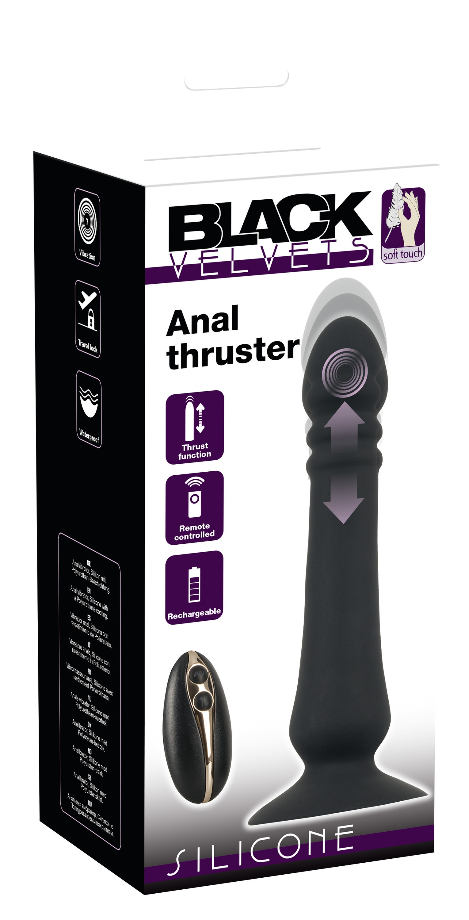 BLACK VELVETS Anal-Stimulator »Stoßvibrator Anal thruster« ()