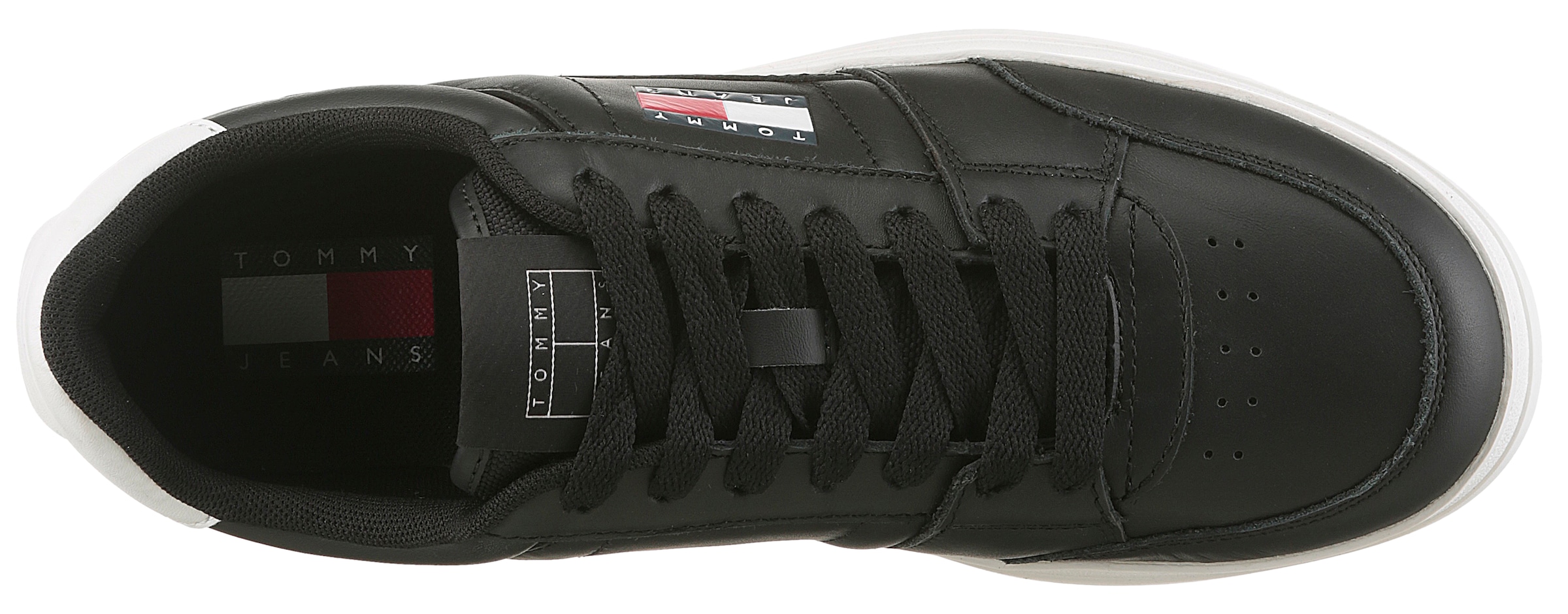 Tommy Jeans Sneaker »TJM THE GREENWICH NEW ESS«, Freizeitschuh, Halbschuh, Schnürschuh im Basekt-Style