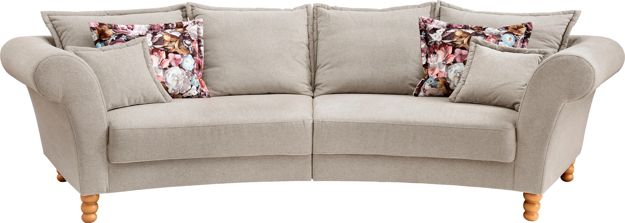 Home affaire "Tassilo geschwungene Formensprache, bequem, Mega Sofa, Breite günstig online kaufen