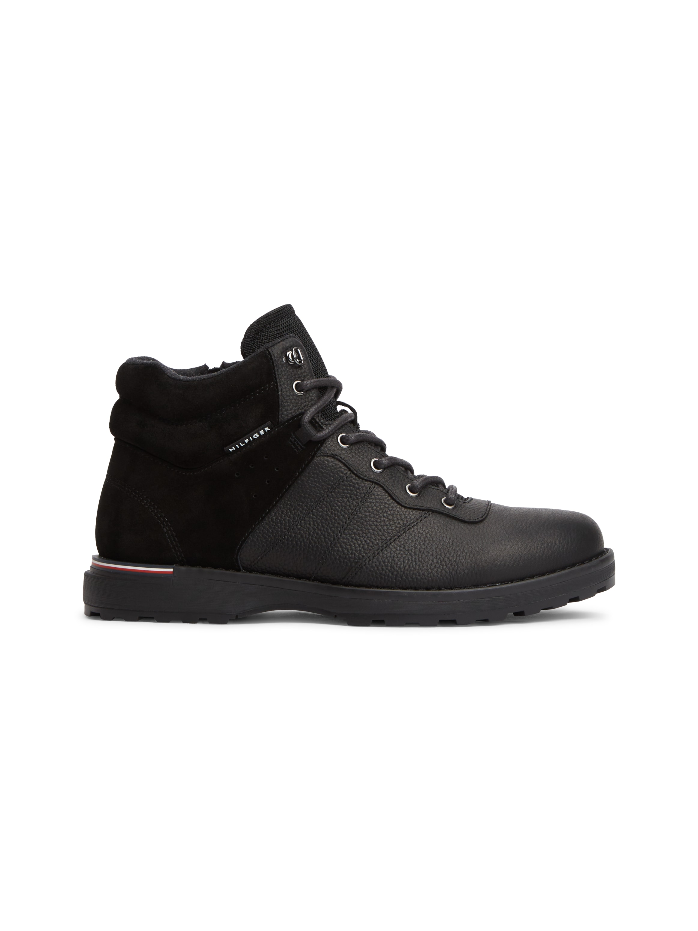 Tommy Hilfiger Schnürboots »CORPORATE OUTDOOR WARM LTH BOOT«  Schnürstiefelette mit weich gepolstertem Schaftrand