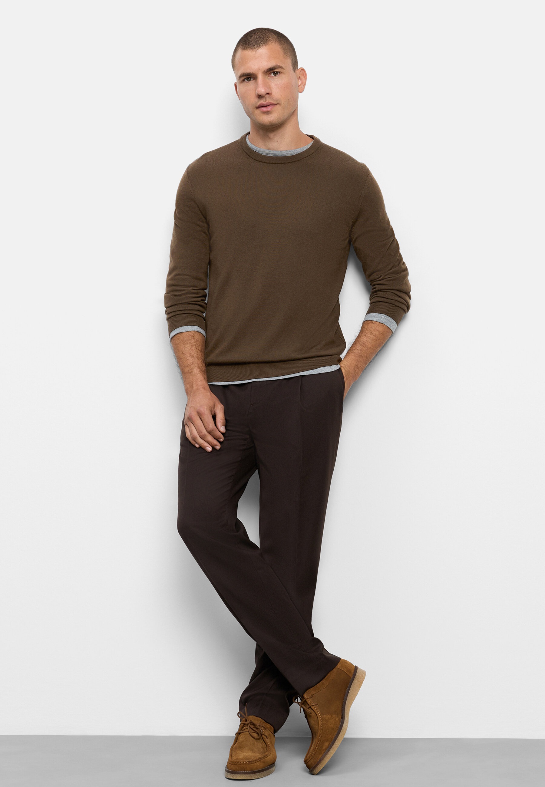 OLYMP Strickpullover »OLYMP Casual Strick, Pullover«