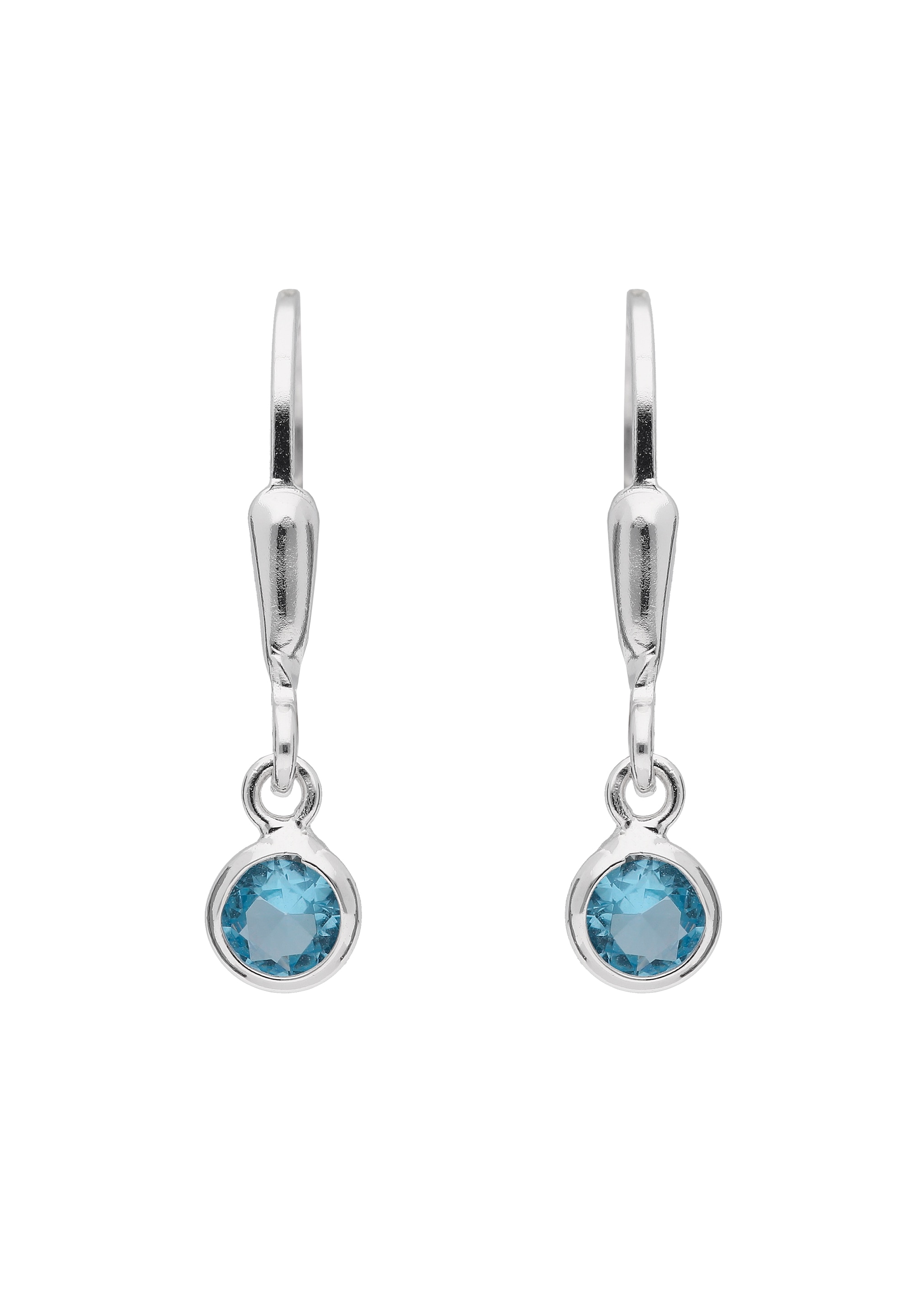 Adelia´s Paar Ohrhänger »925 Silber Ohrringe Ohrhänger mit Zirkonia Ø 4,6 mm«, mit Zirkonia Silberschmuck für Damen