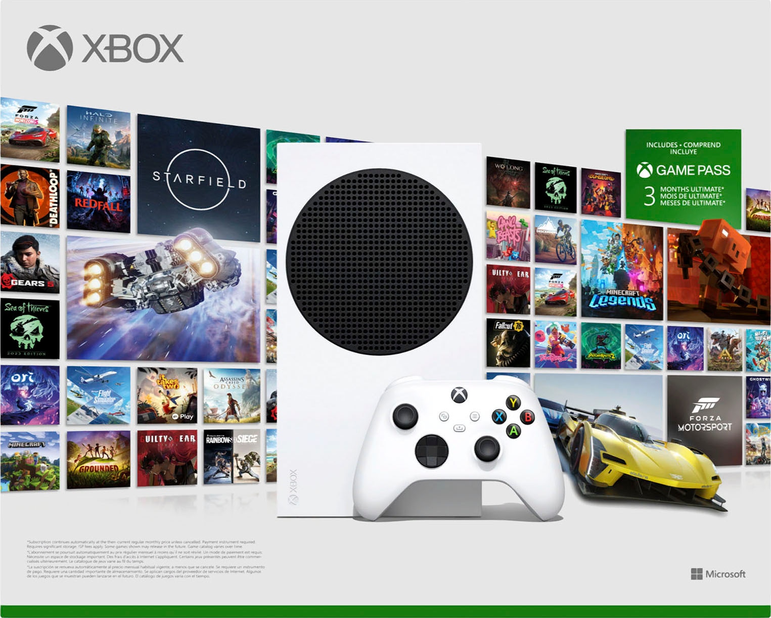 Xbox Spielekonsole »Series S + 3M Game Pass Ultimate«