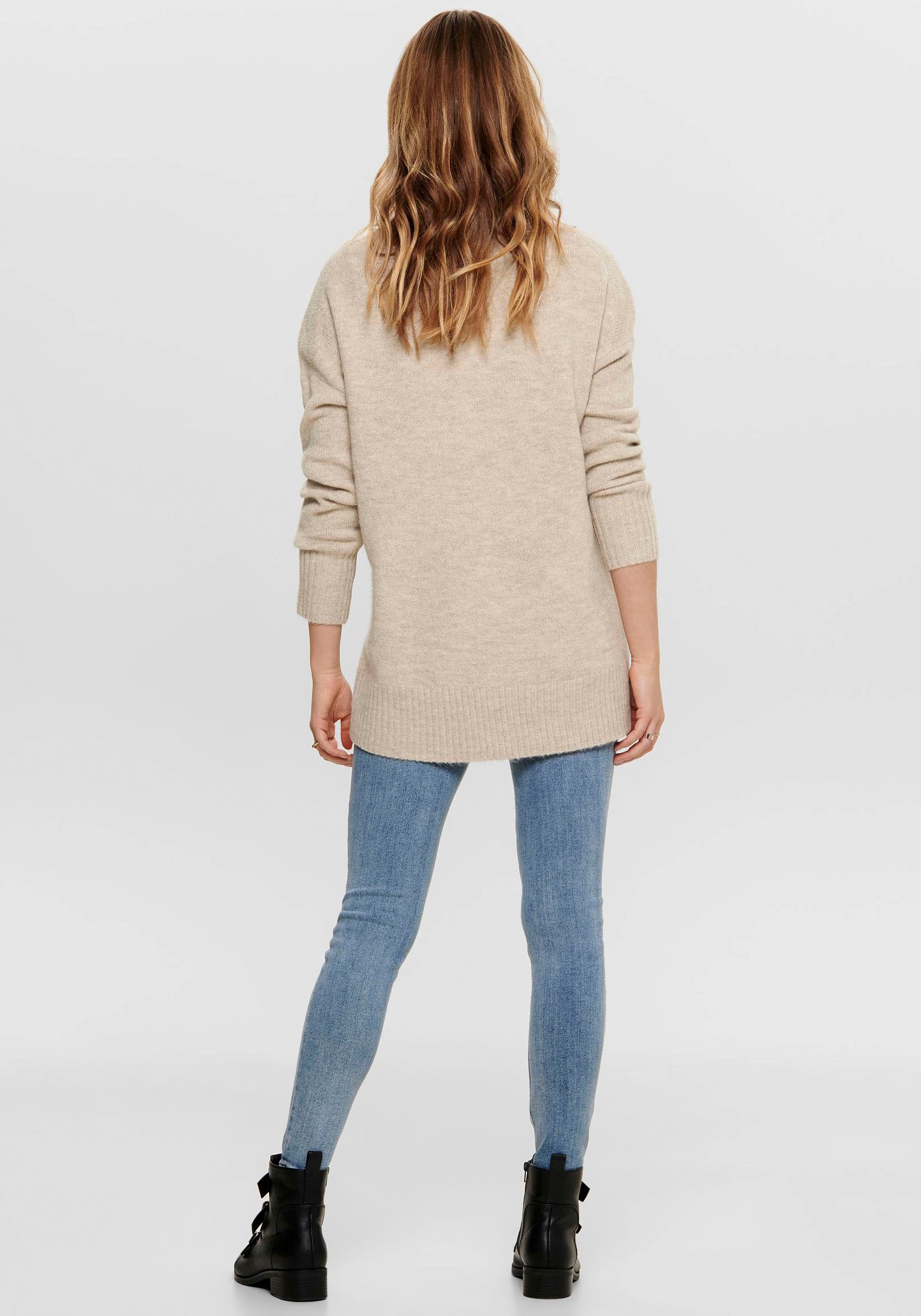 ONLY Rundhalspullover »ONLNANJING L/S PULLOVER KNT NOOS«
