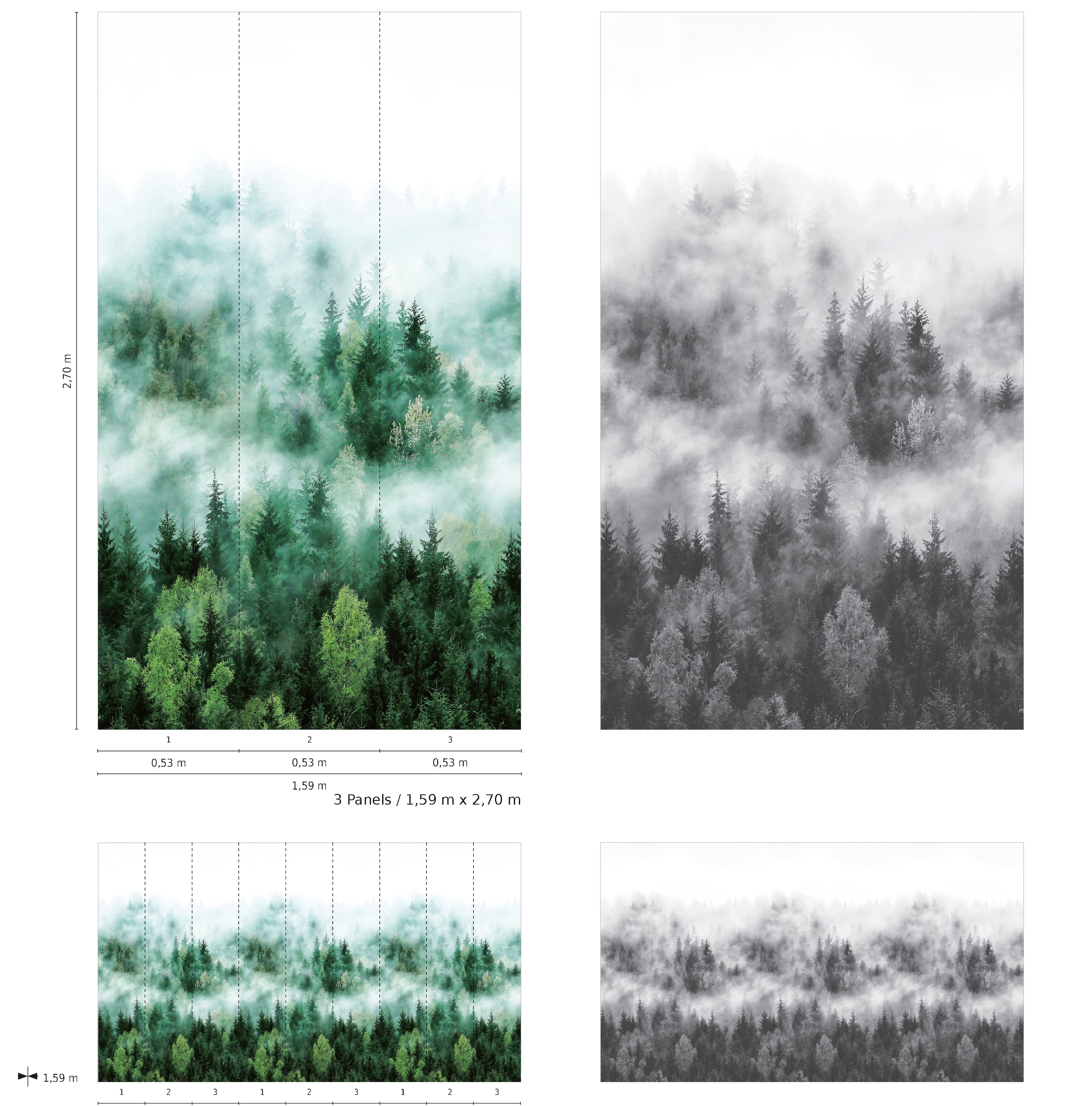 Marburg Fototapete Motiv | realistisch moderne Tapete für Wohnzimmer Schlafzimmer Küche