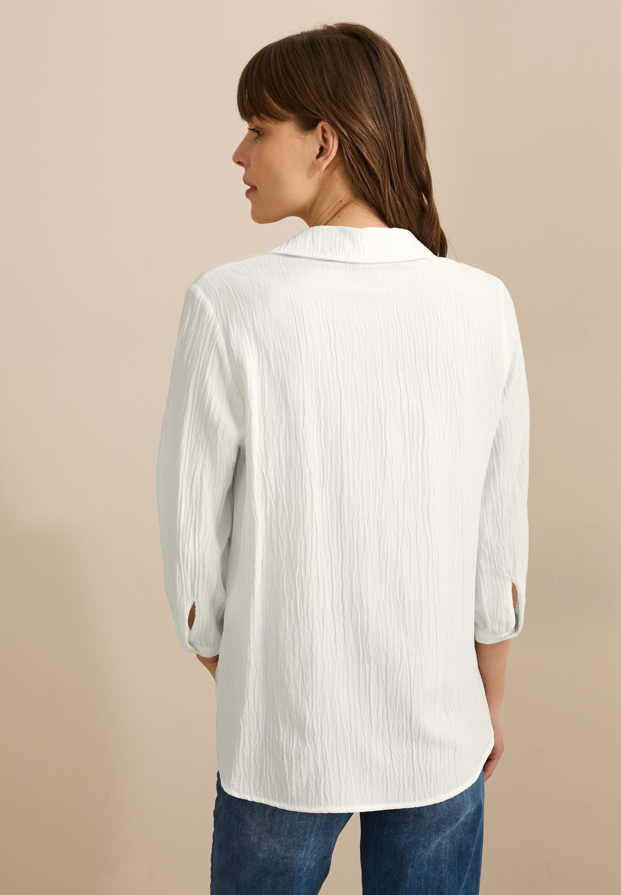 Cecil Klassische Bluse, mit 3/4 Ärmeln