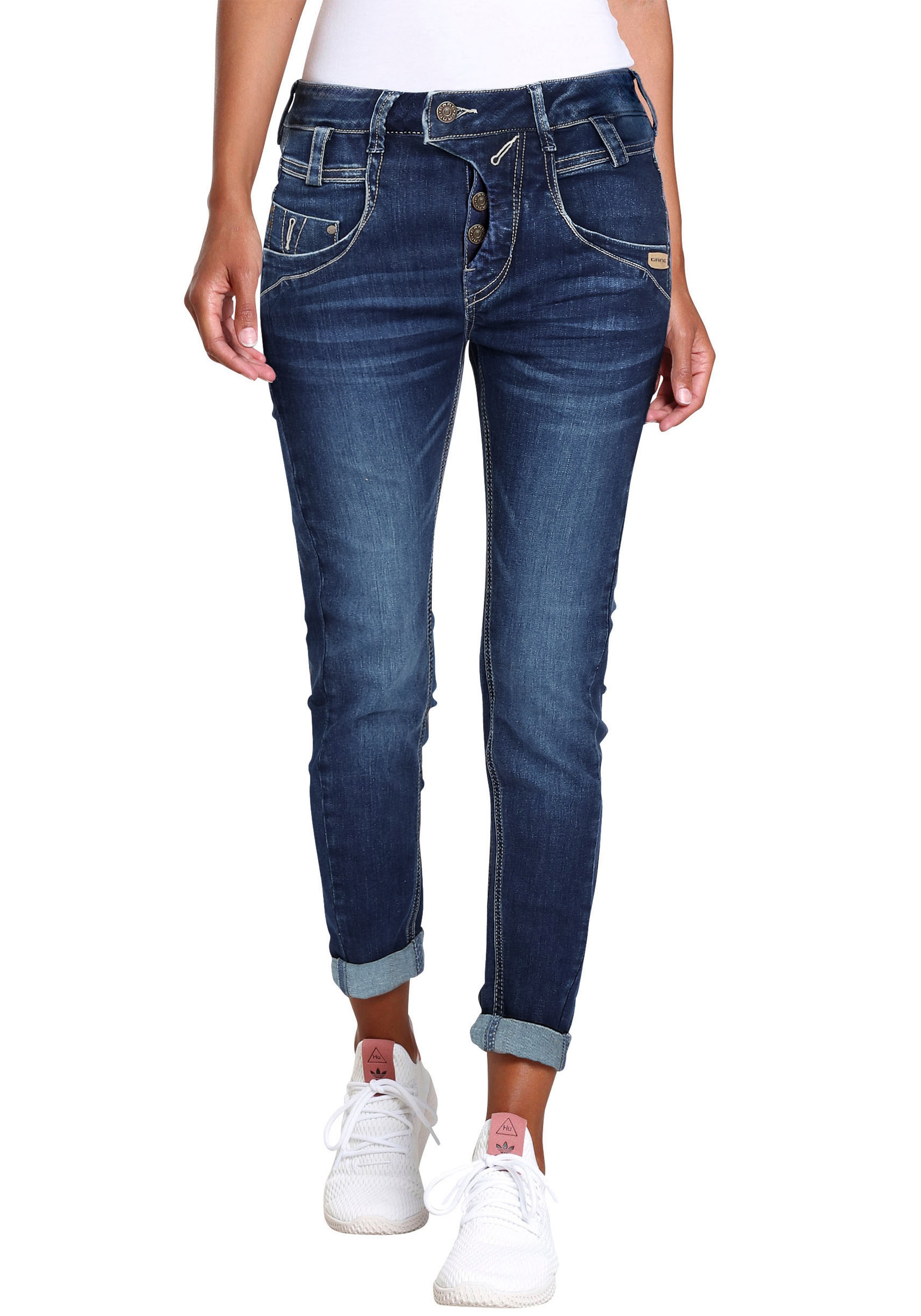 GANG Slim-fit-Jeans "94MARGE", mit besonderem 4-Knopf-Verschluss günstig online kaufen