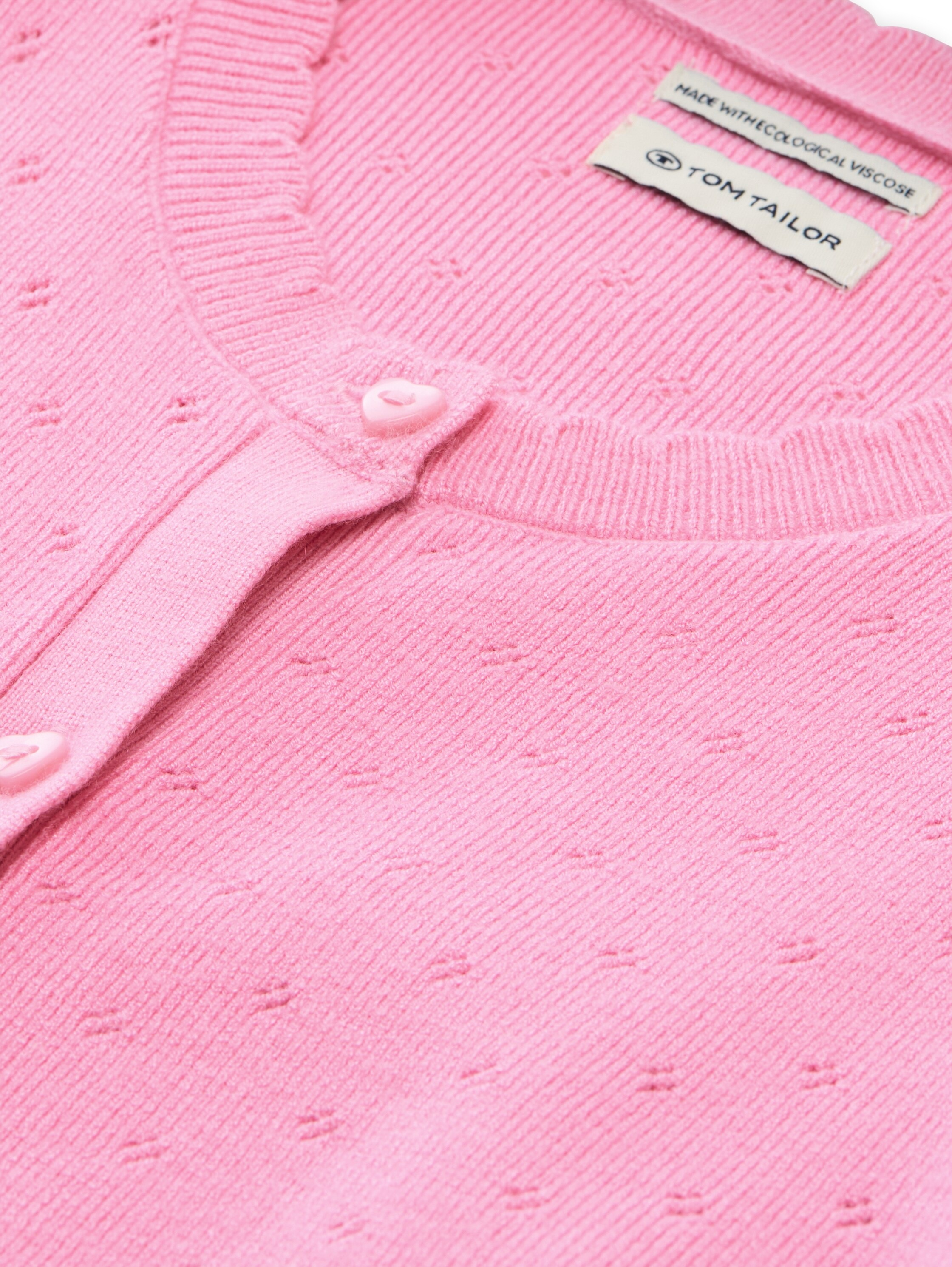 TOM TAILOR Ajourstrickjacke mit Muster