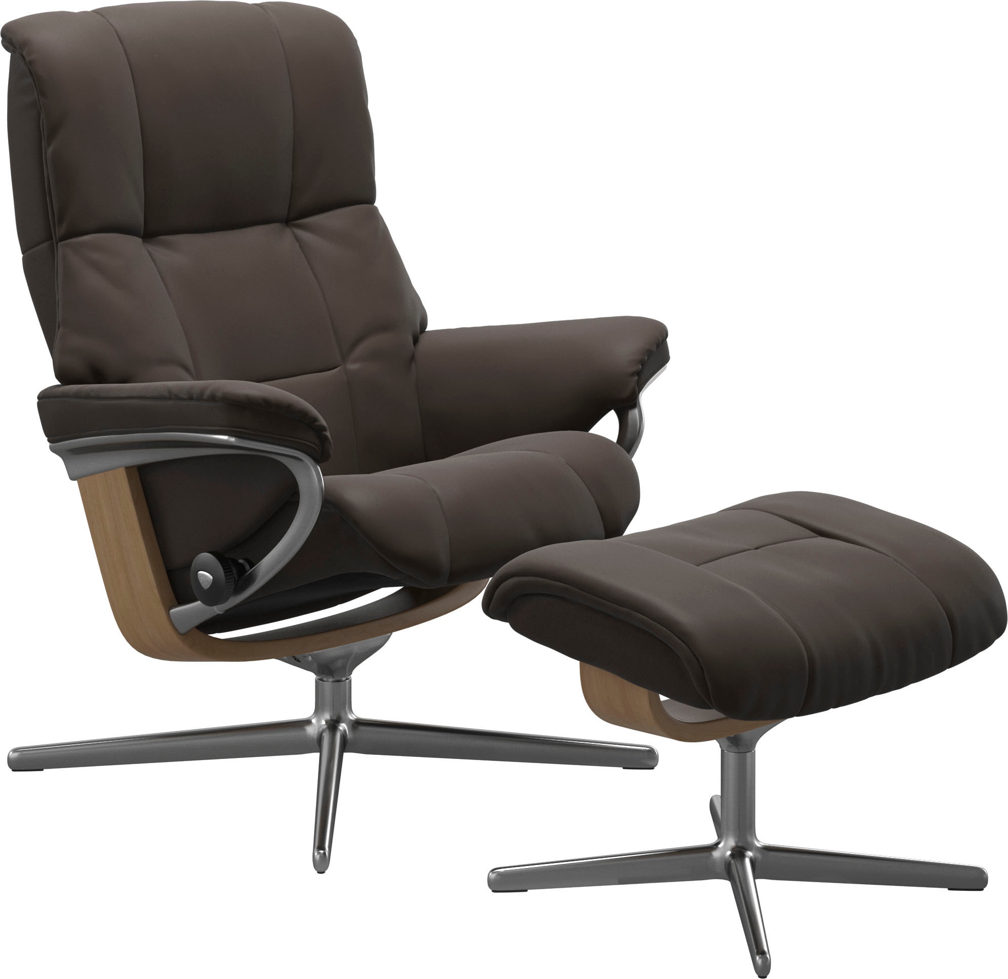 Stressless Fußhocker "Mayfair", mit Cross Base, Größe S, M & L, Holzakzent günstig online kaufen