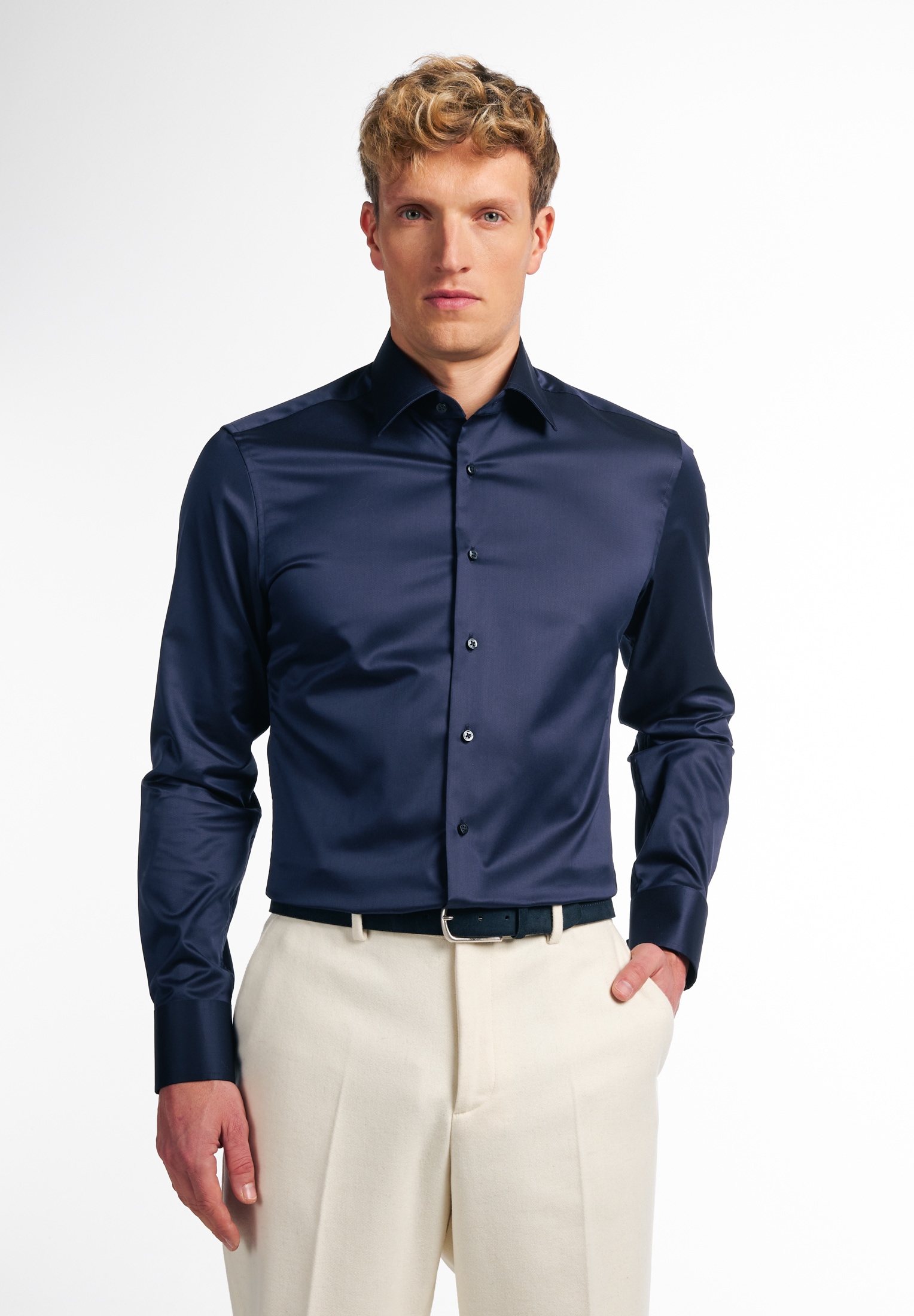 Eterna Langarmhemd "SLIM FIT", NON IRON (bügelfrei) günstig online kaufen