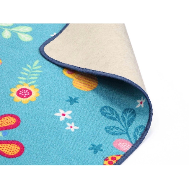 Primaflor-Ideen in Textil Kinderteppich »PAPILLON«, rechteckig, Motiv  Schmetterlinge, Kinderzimmer auf Rechnung | BAUR