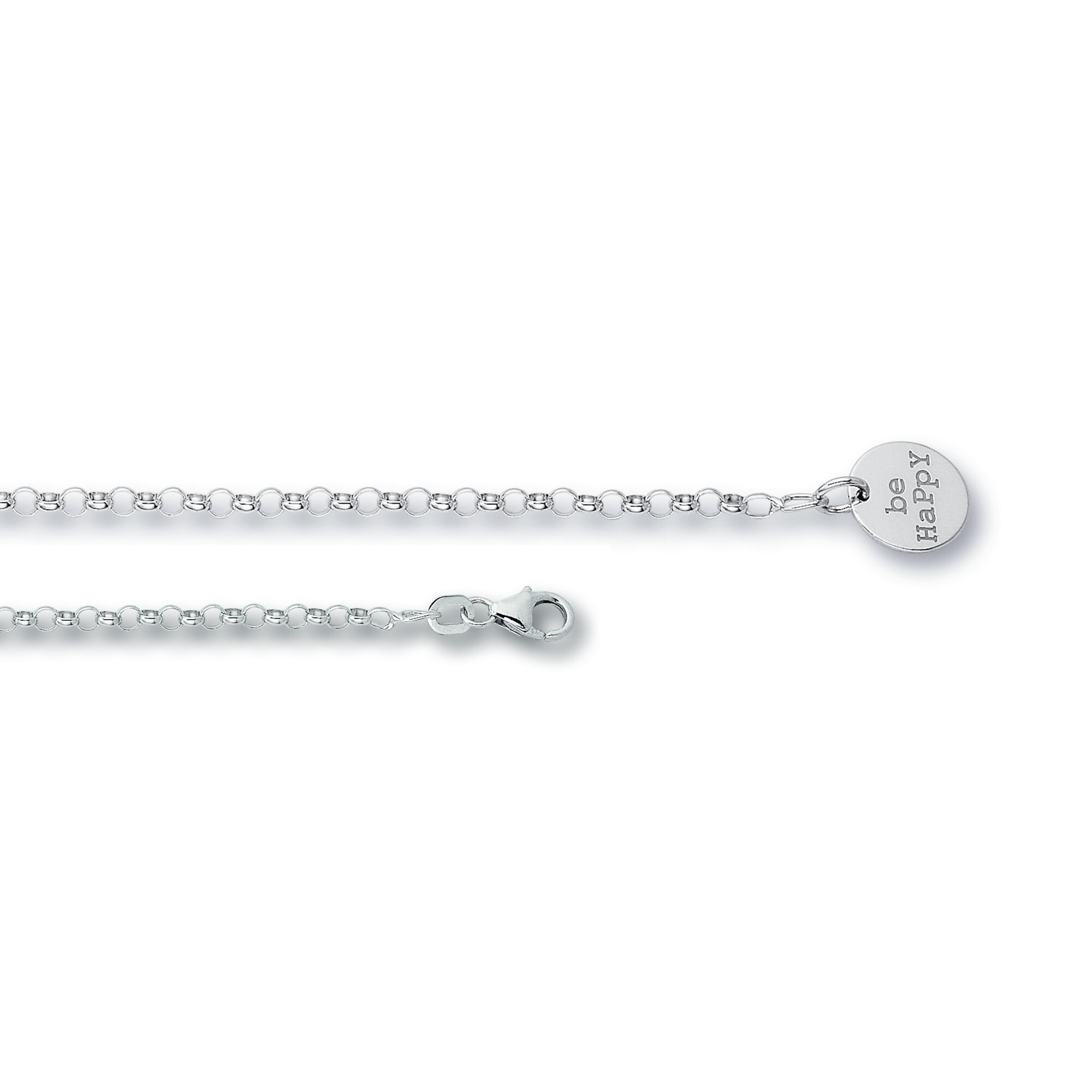 PLUS PO Silber Fußkette 925 Damen Fußkette Damen Fußkettchen Setzen