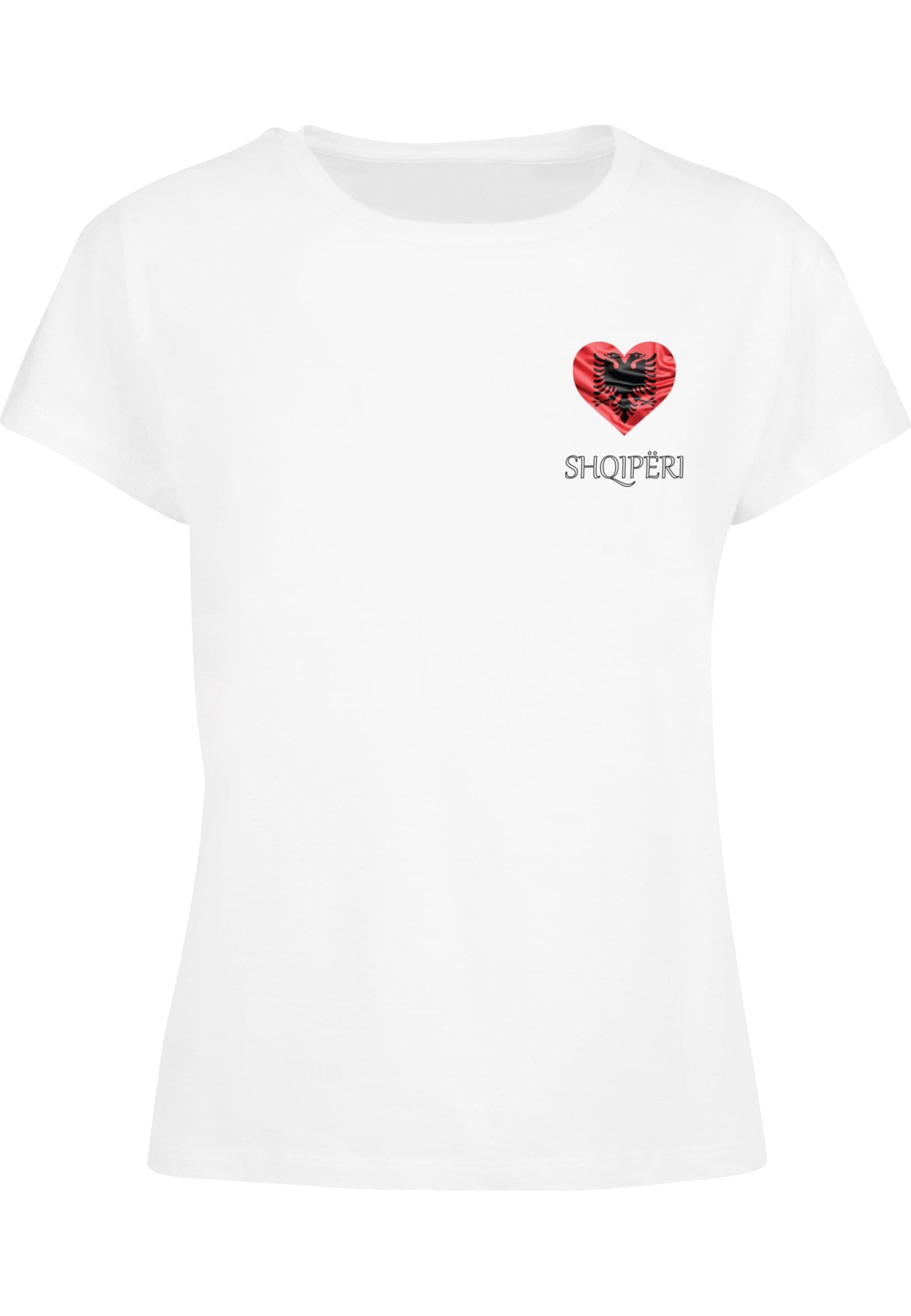 Merchcode T-Shirt »Merchcode Ladies Merchcode Football - Albania T-shirt«