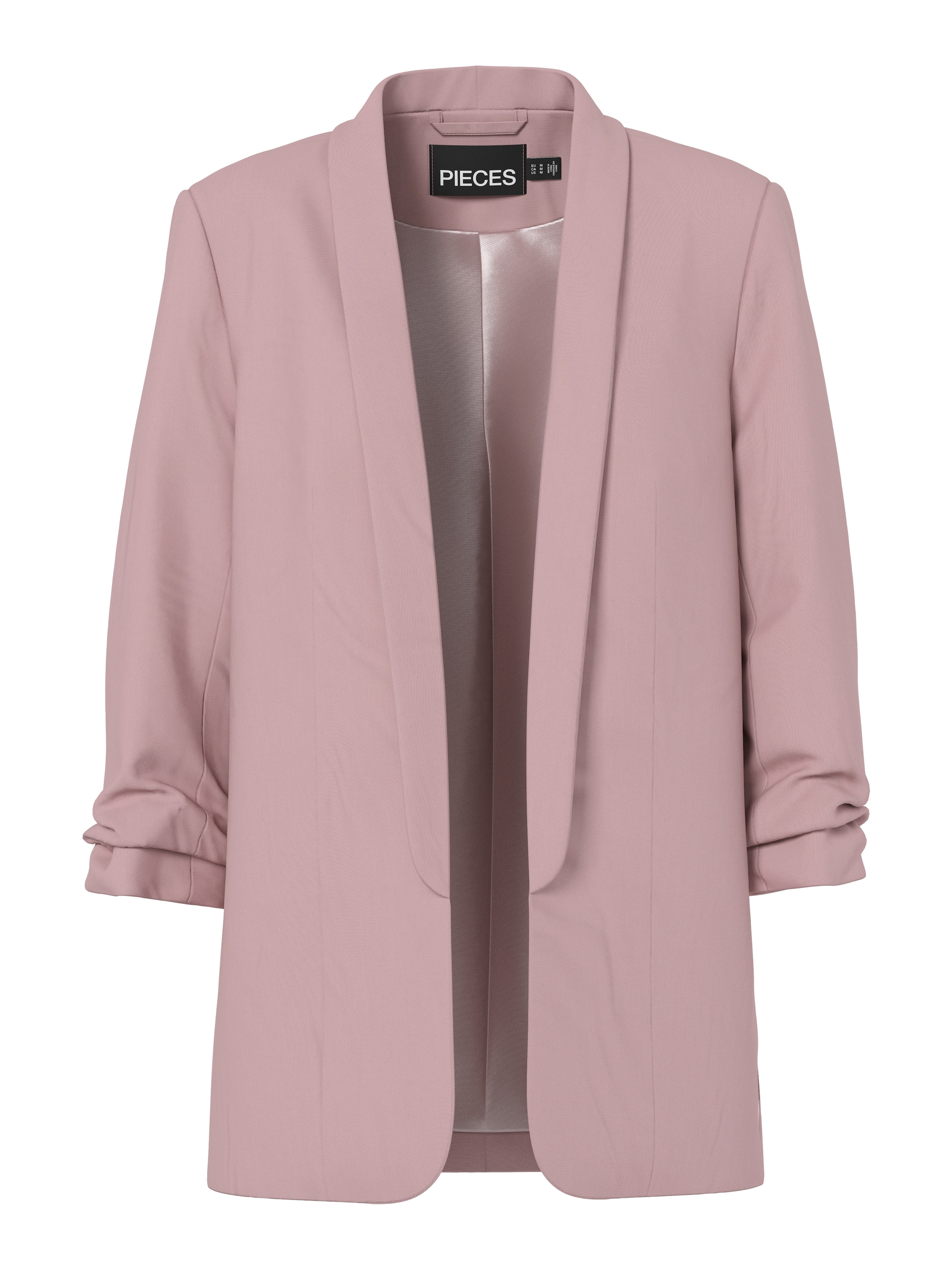 pieces Blusenblazer »PCBOSELLA 3/4 BLAZER NOOS«, mit Faltendetail am Ärmel