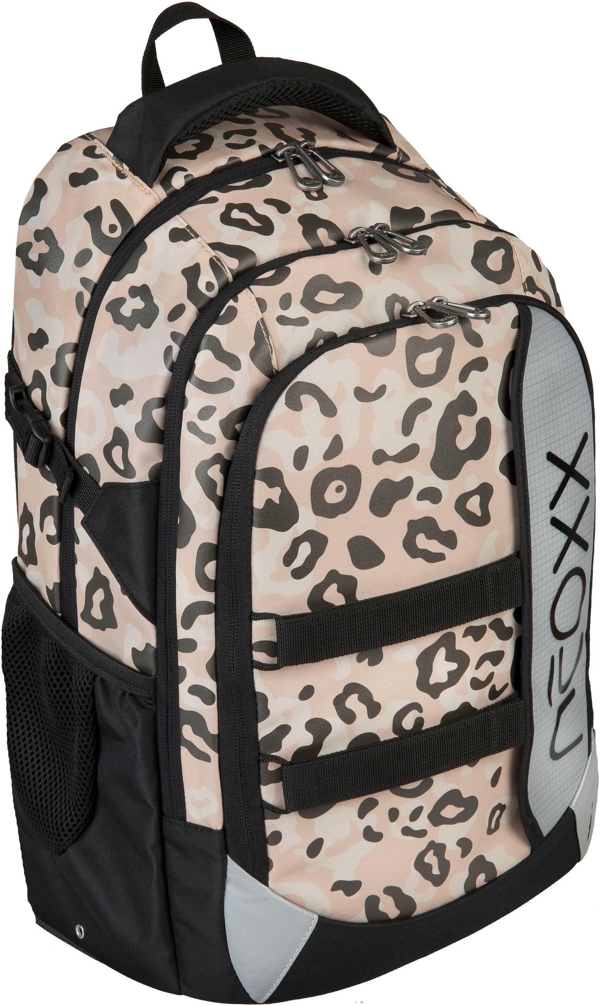 neoxx Schulrucksack »Active Pro, Wildside Leo-Look«