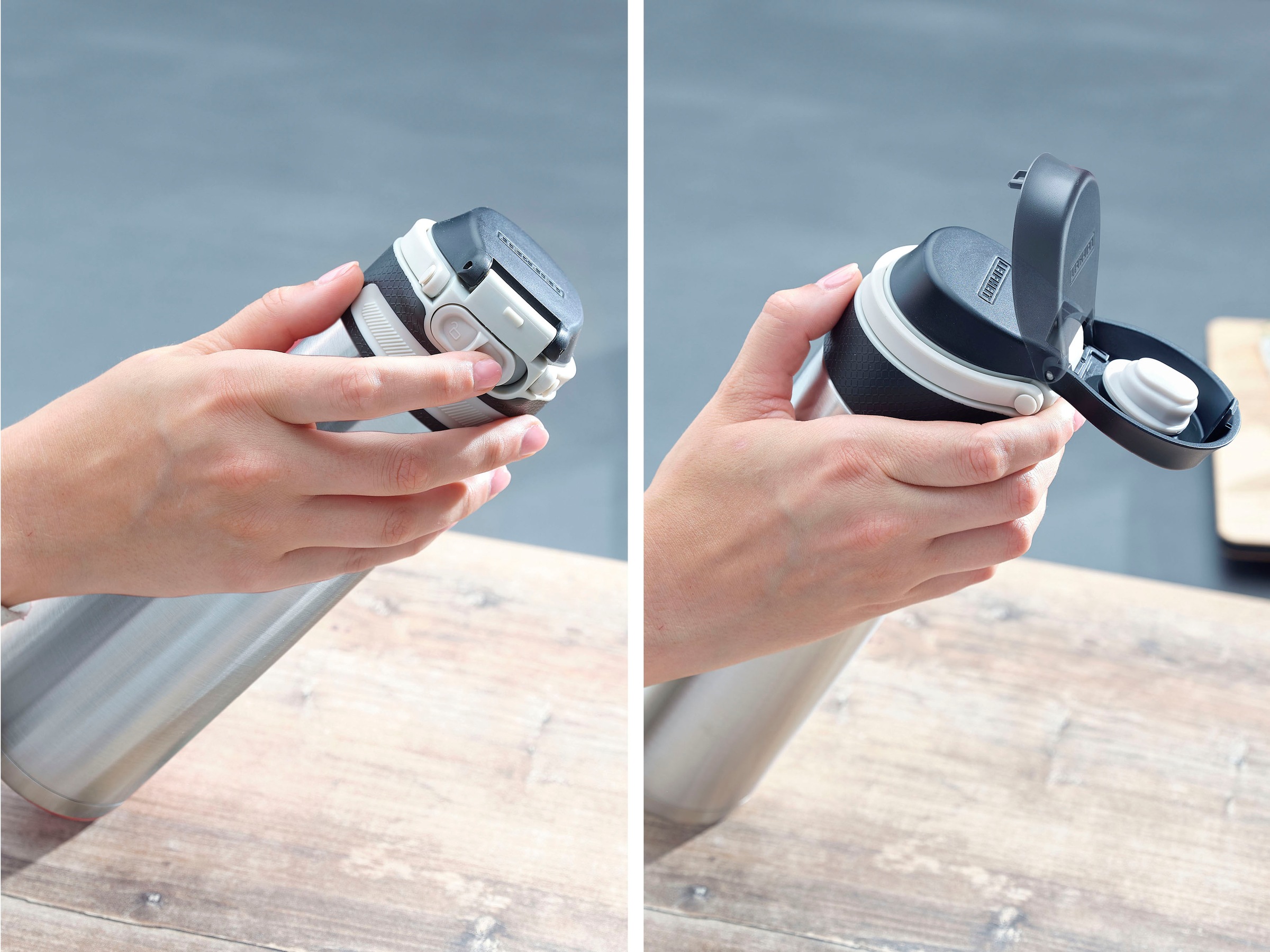 Leifheit Thermoflasche »Flip« 600 ml