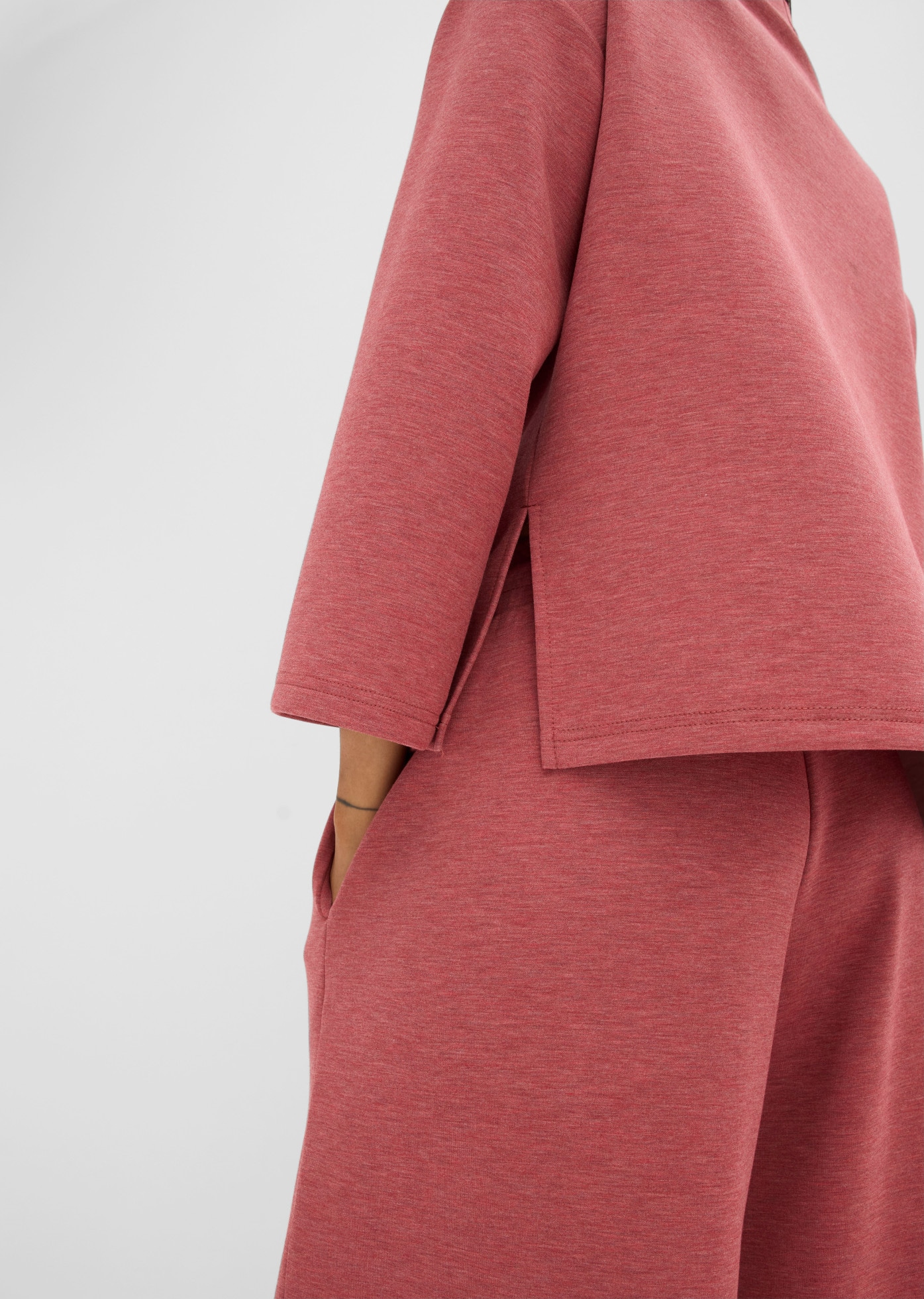 bonprix Sweatshirt , mit hohem Stehkragen, in Soft-Touch Qualität, lässig geschnitten
