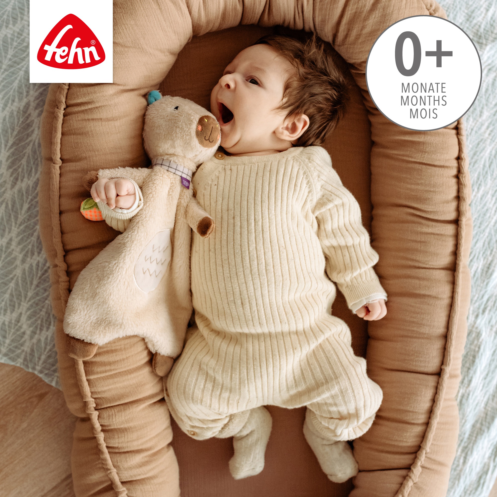 Fehn Kuscheltuch »Capybara Clara«