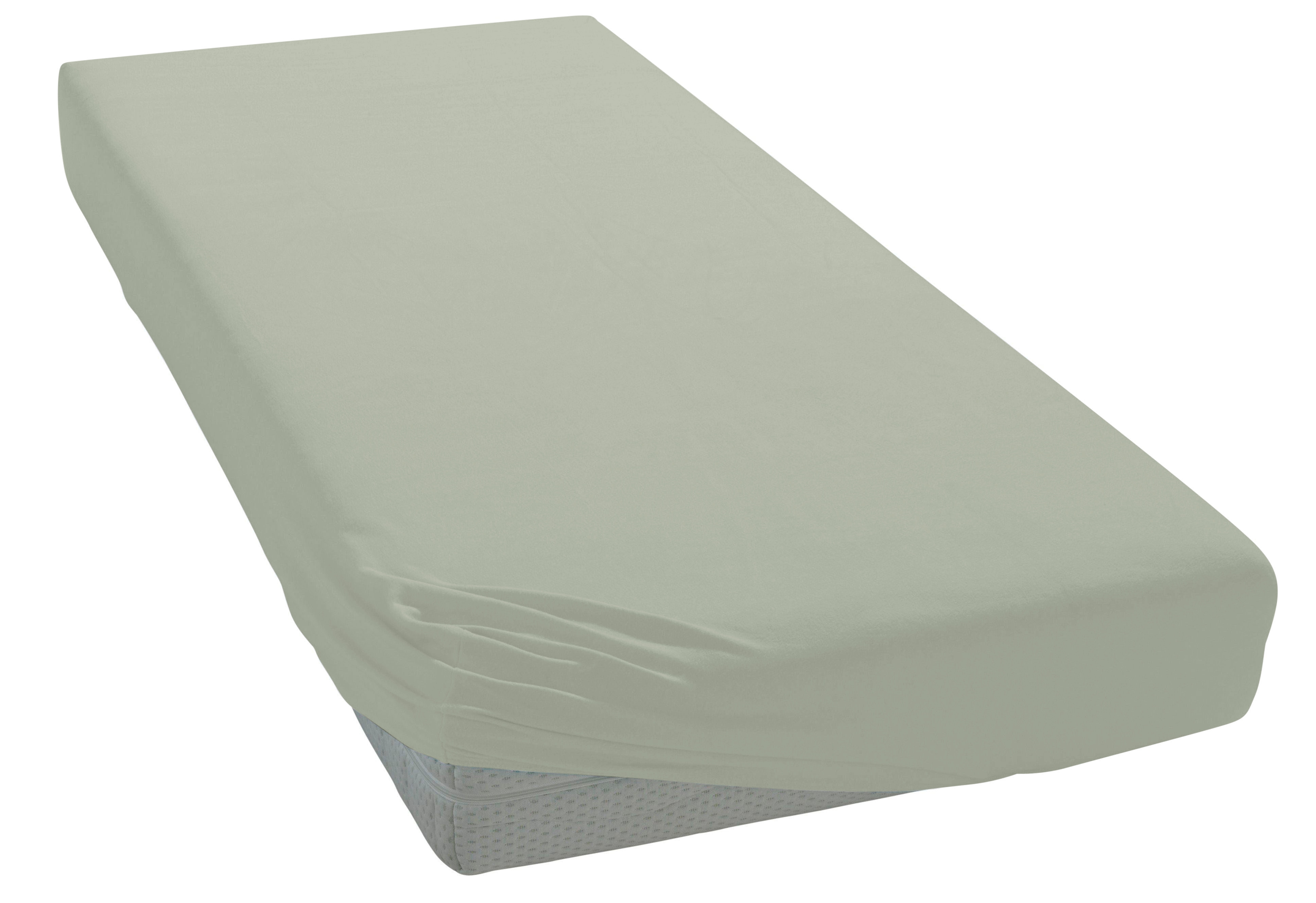 OTTO home Spannbettlaken "MATILDA Jersey 160 g/m², 97% Bio-Baumwolle 3% Elasthan, Bettlaken" Bettlaken Bio-Baumwolle, für Matratzen bis 30cm Höhe, perfekter Sitz